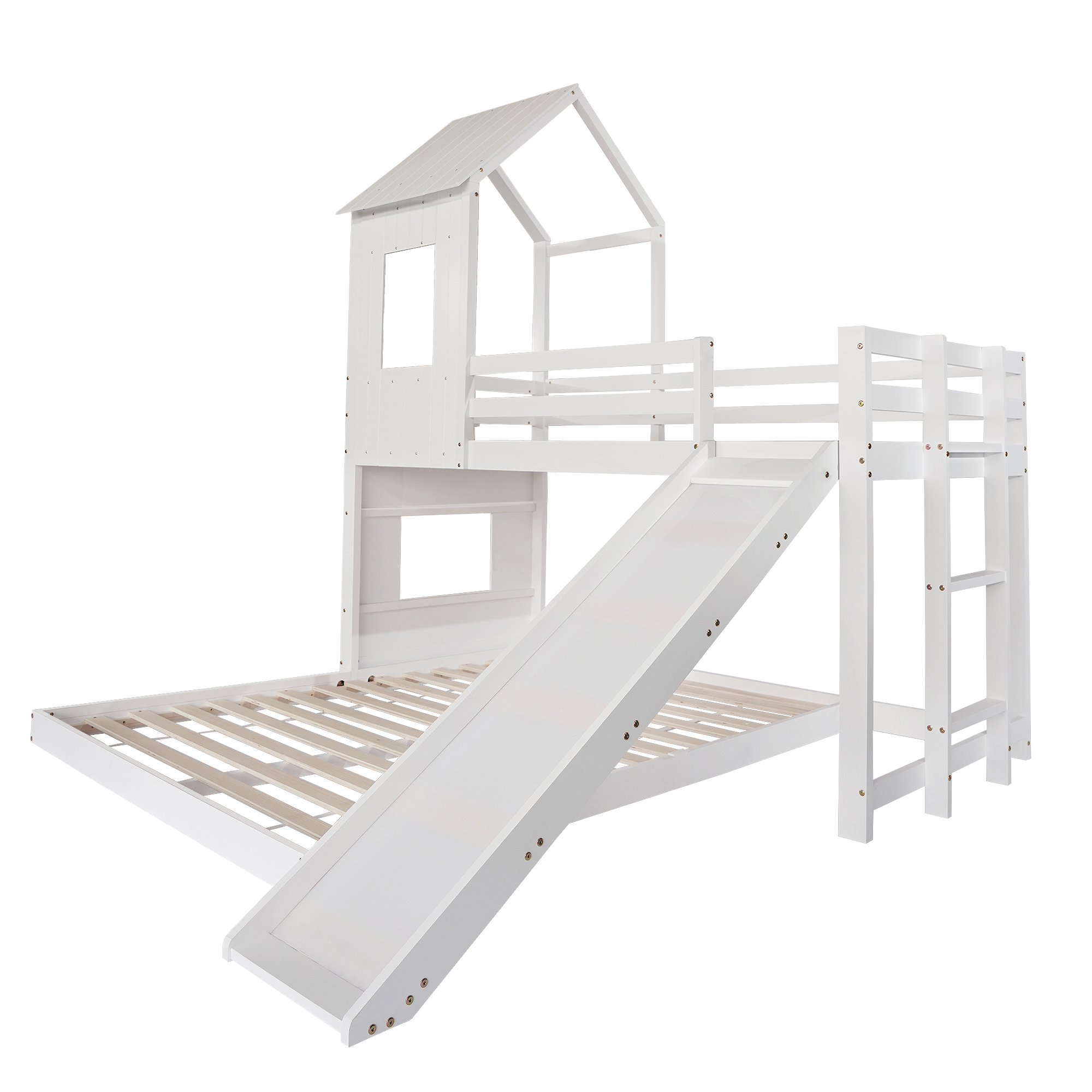 construction robuste : fabrication en pin de haute qualité et MDF, stable et durable