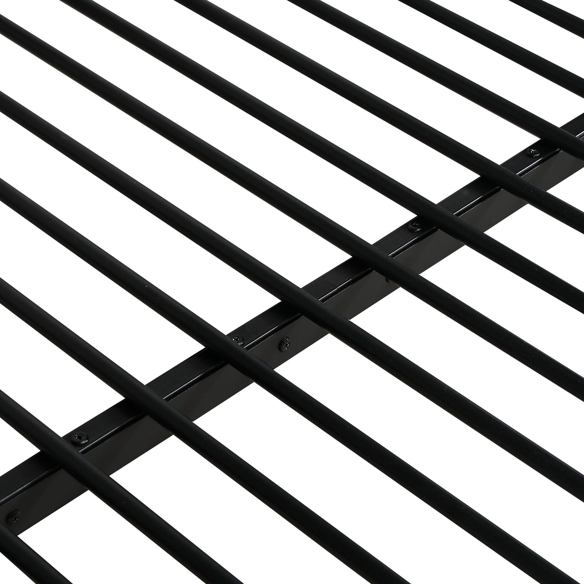 Lit superposé en fer 90/120 x 200 cm avec armoire - image 24