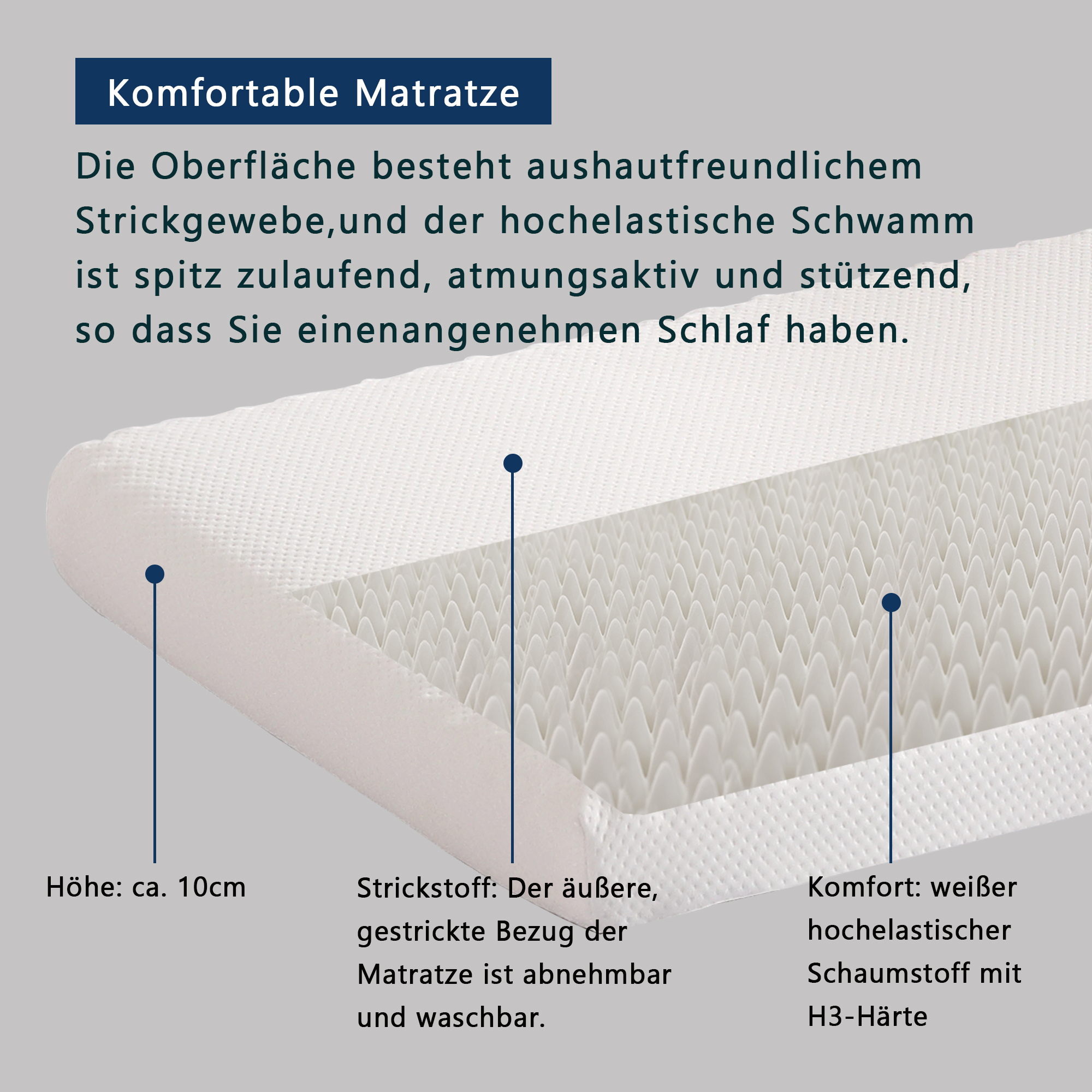 Détail du lit banquette