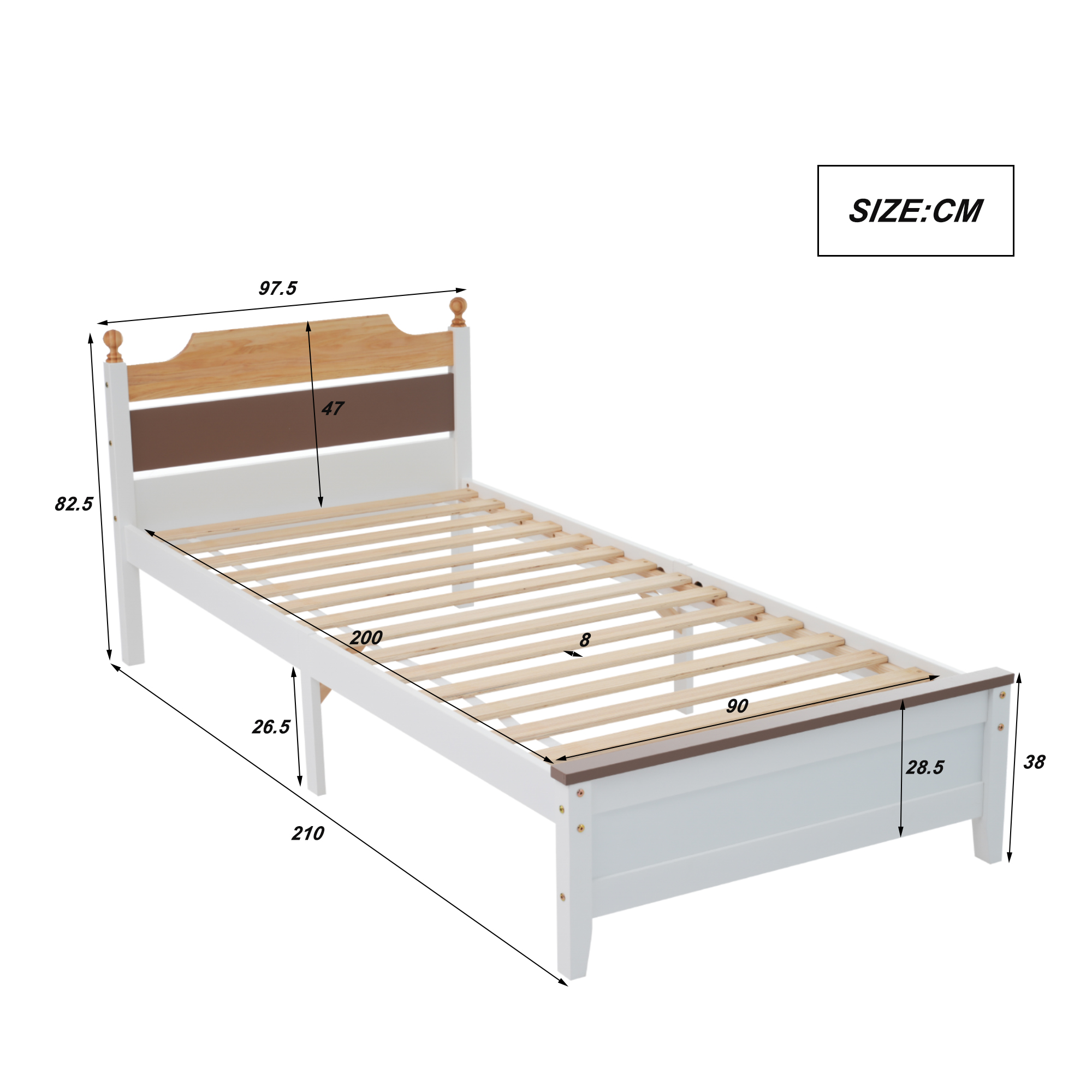 Dimensions du lit simple