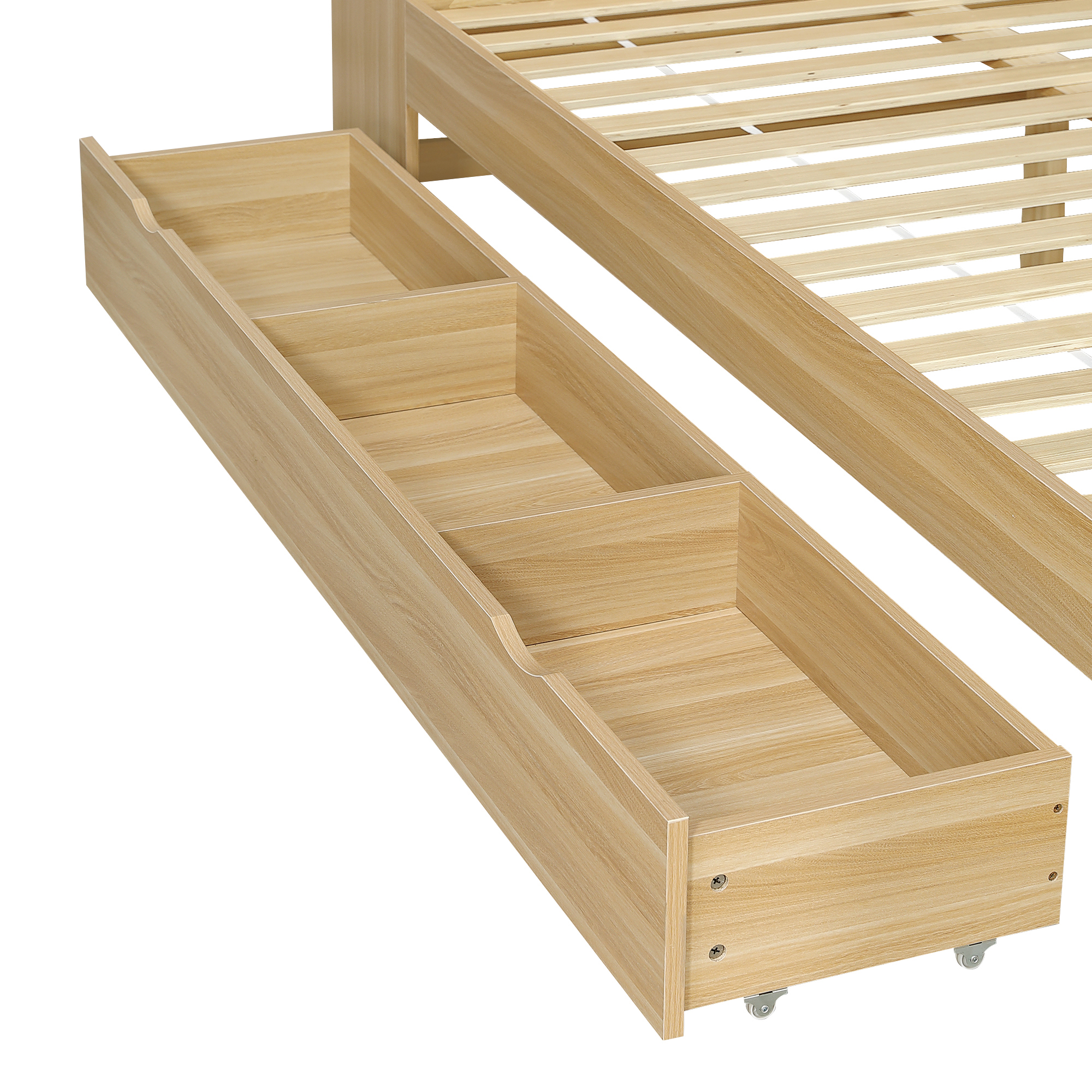 Ambiance chambre avec lit multifonctionnel