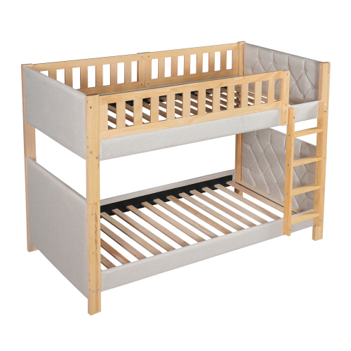 Structure du lit superposé en bois et MDF