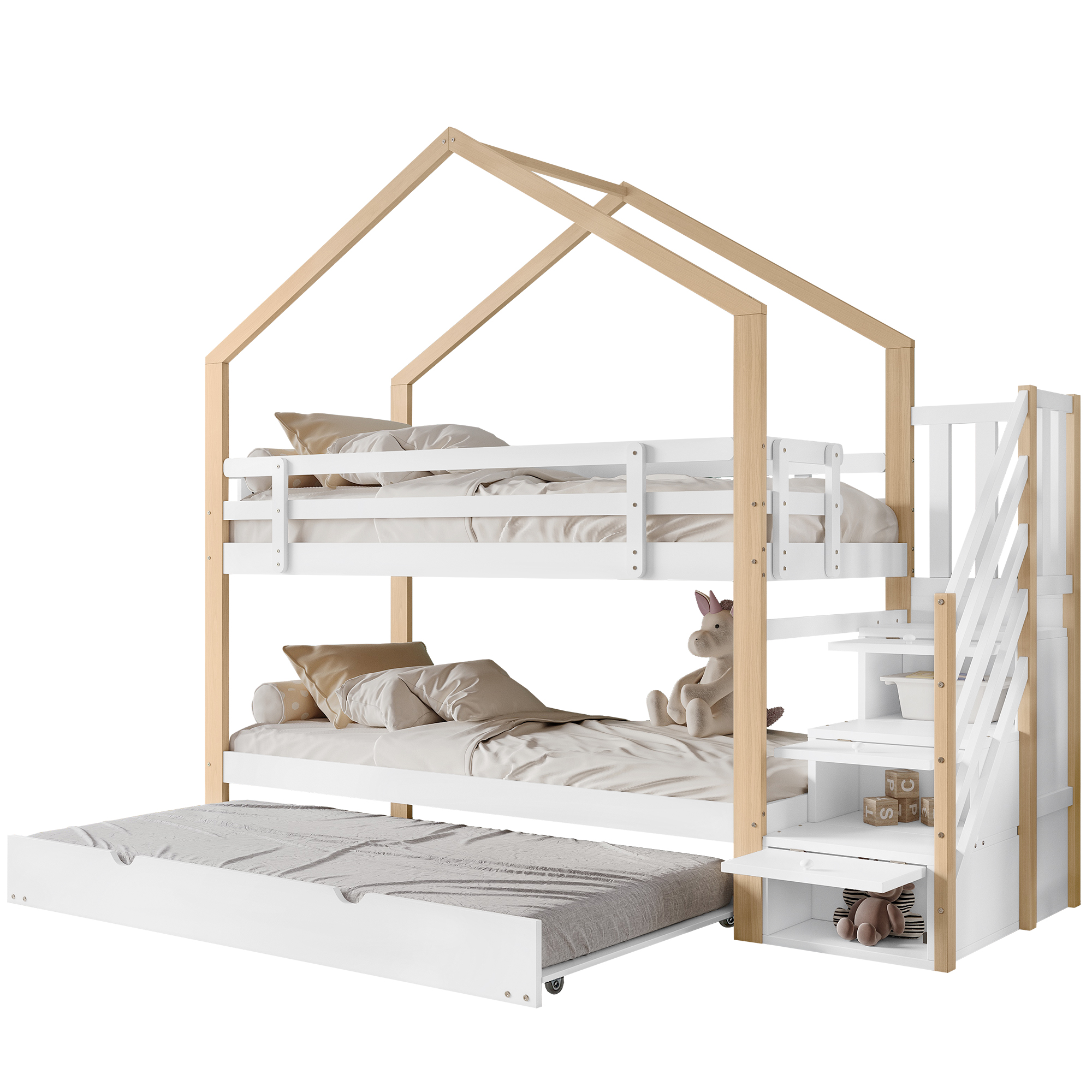 Design lit cabane enfant moderne sécurité
