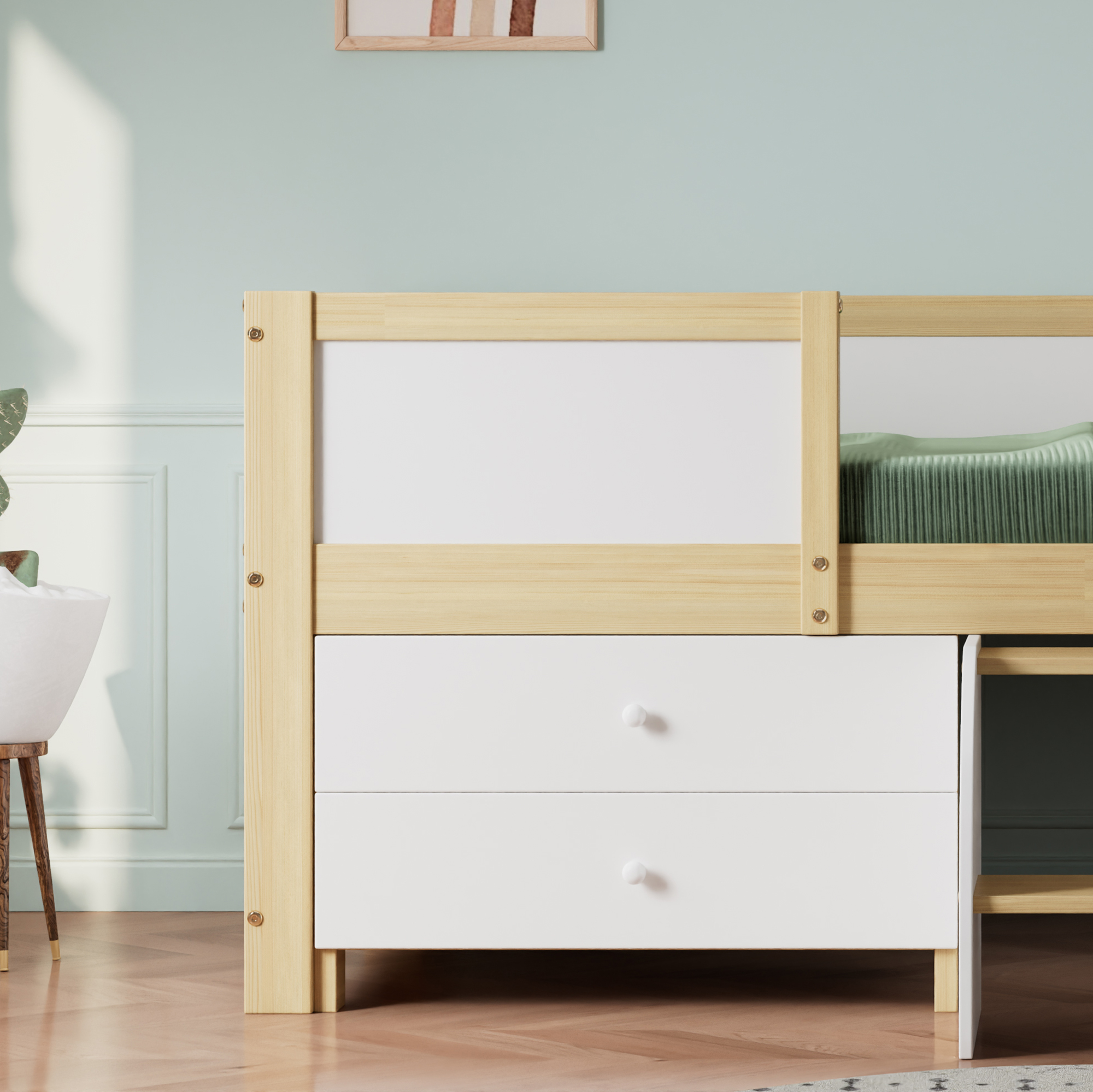 Lit enfant design maison detail fenetre