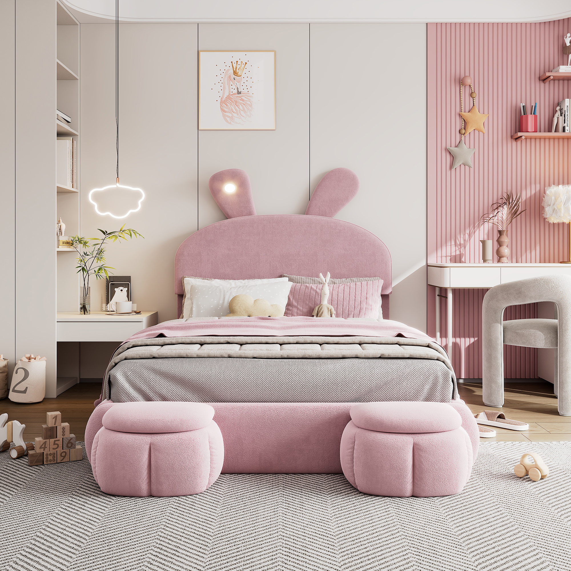 [53068283PAA]Polsterbett, Doppelbett, hydraulische
