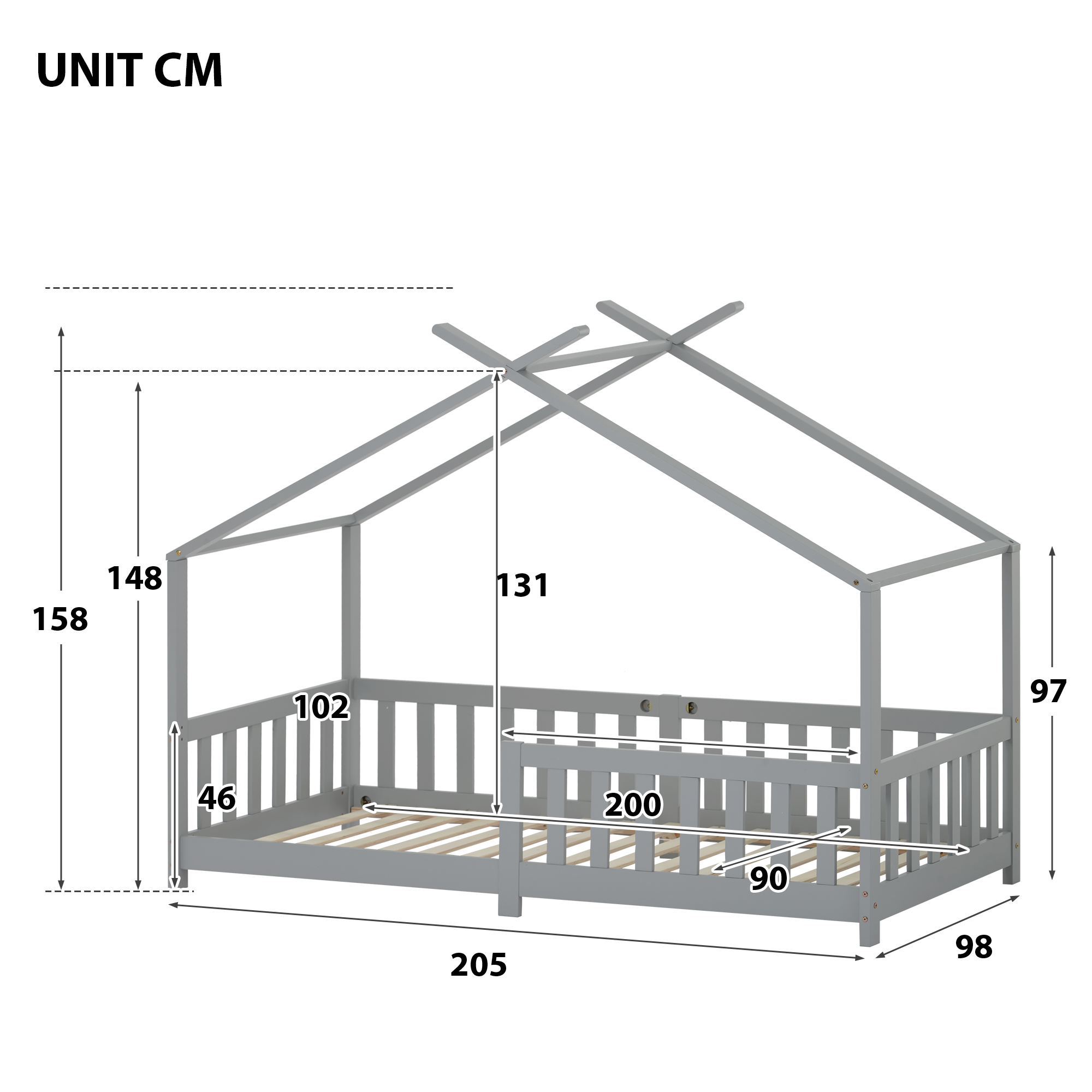 Dimensions du lit simple