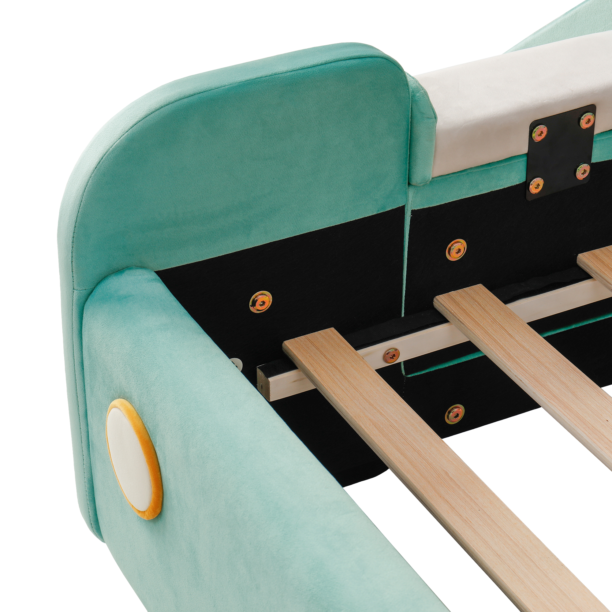 Ambiance chambre enfant avec lit voiture