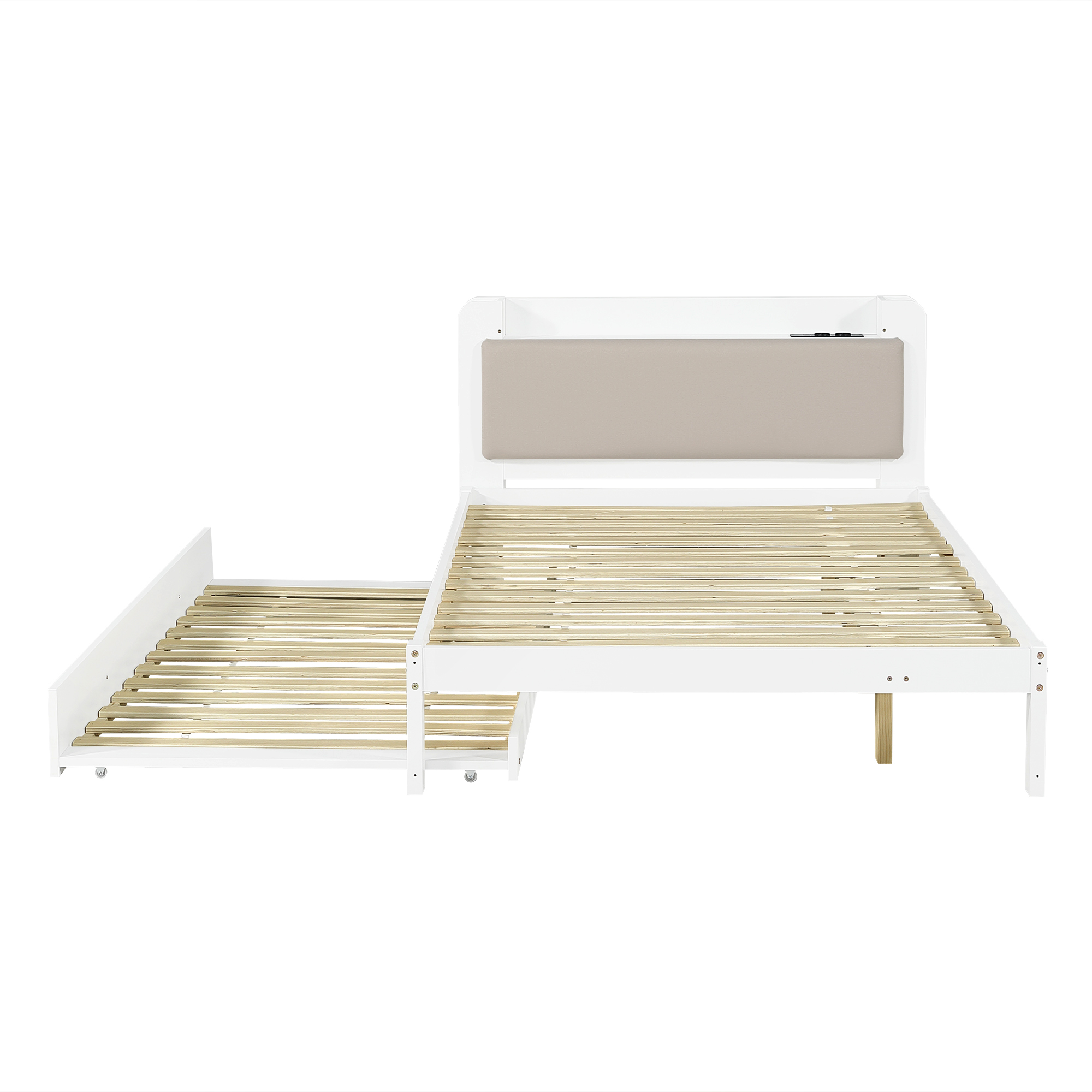 Ambiance chambre avec lit fonctionnel