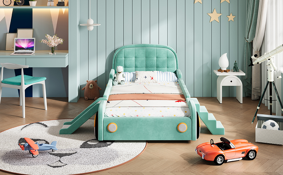 Lit spacieux pour enfant en croissance