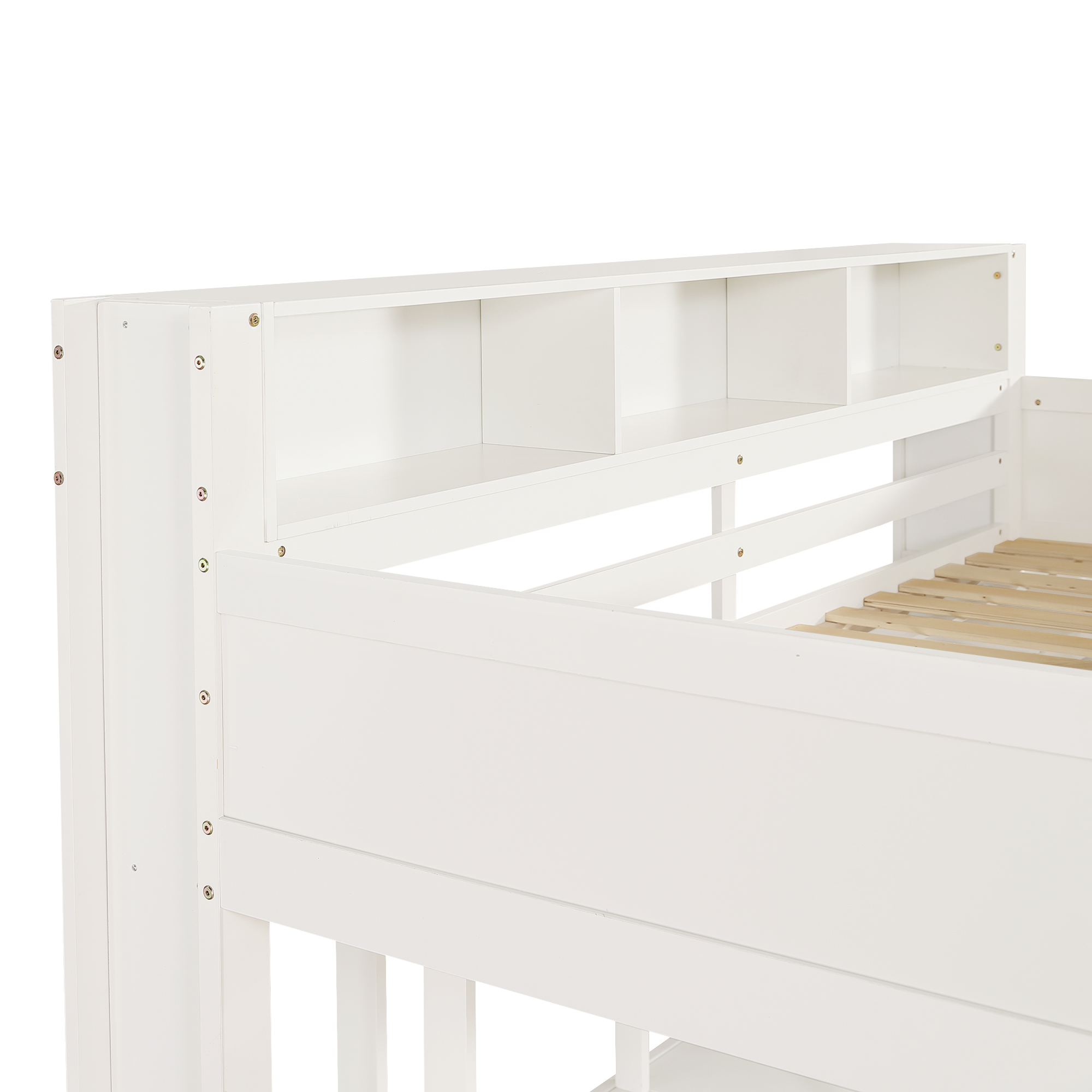 Espace de vie avec le lit superposé