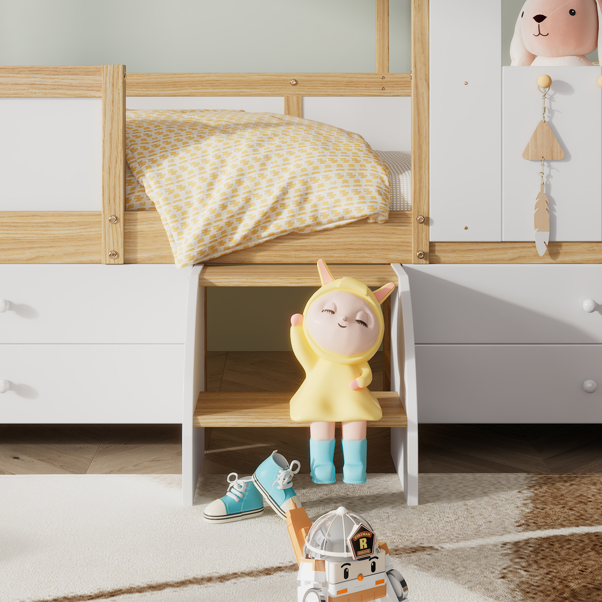 Lit enfant design maison finition