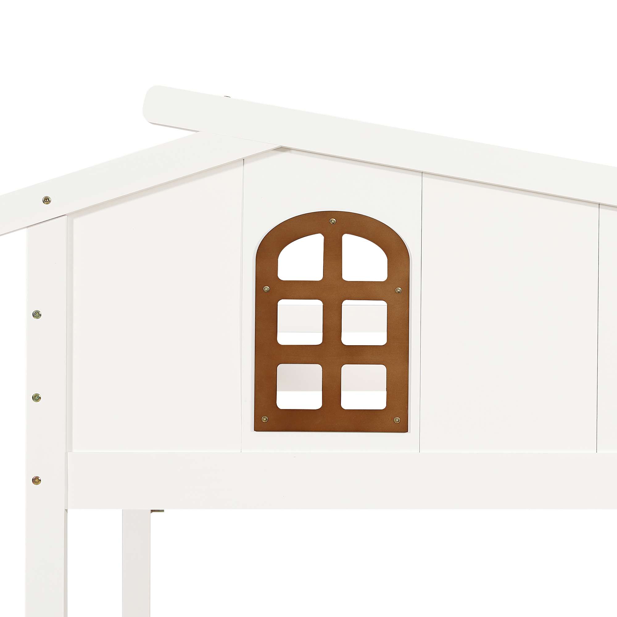 Lit superposé enfant pin/MDF/contreplaqué avec 2 tiroirs à roulettes, échelle-coffre d'angle, fenêtres exquises, pour chambre d'enfant, beaucoup de rangement, sécurité, design charmant, stabilité, durabilité - image 22