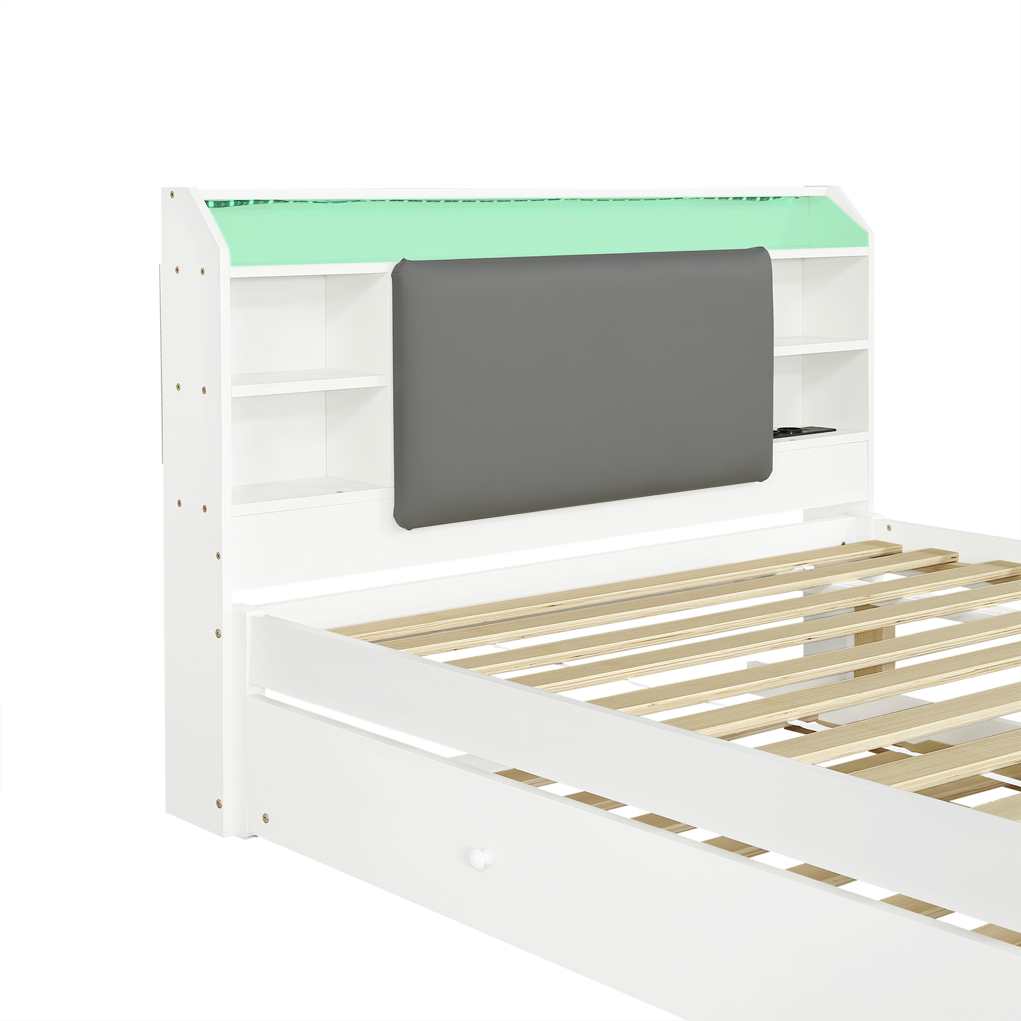 Étagère de rangement bien organisée