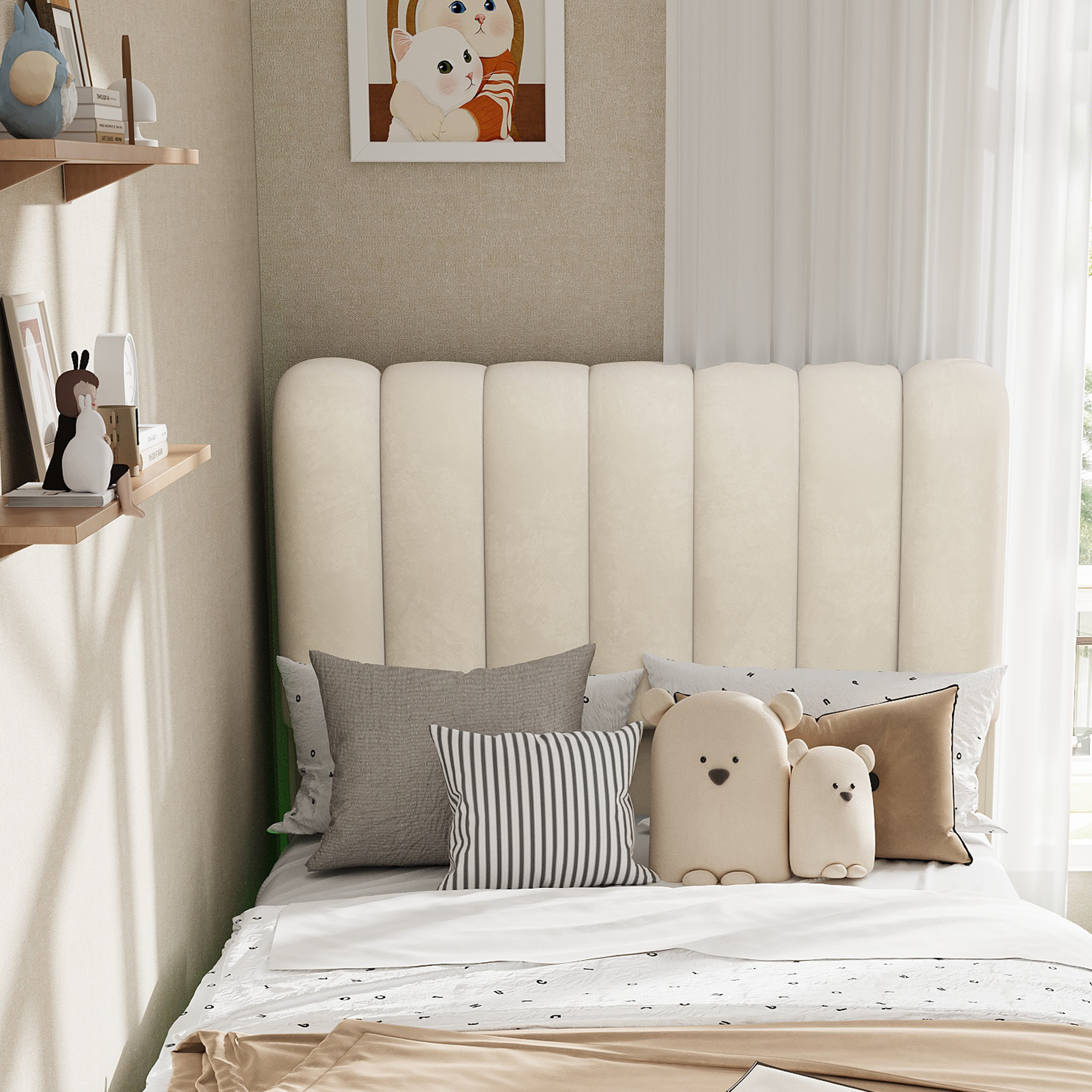 Organisation des rangements intégrés au lit