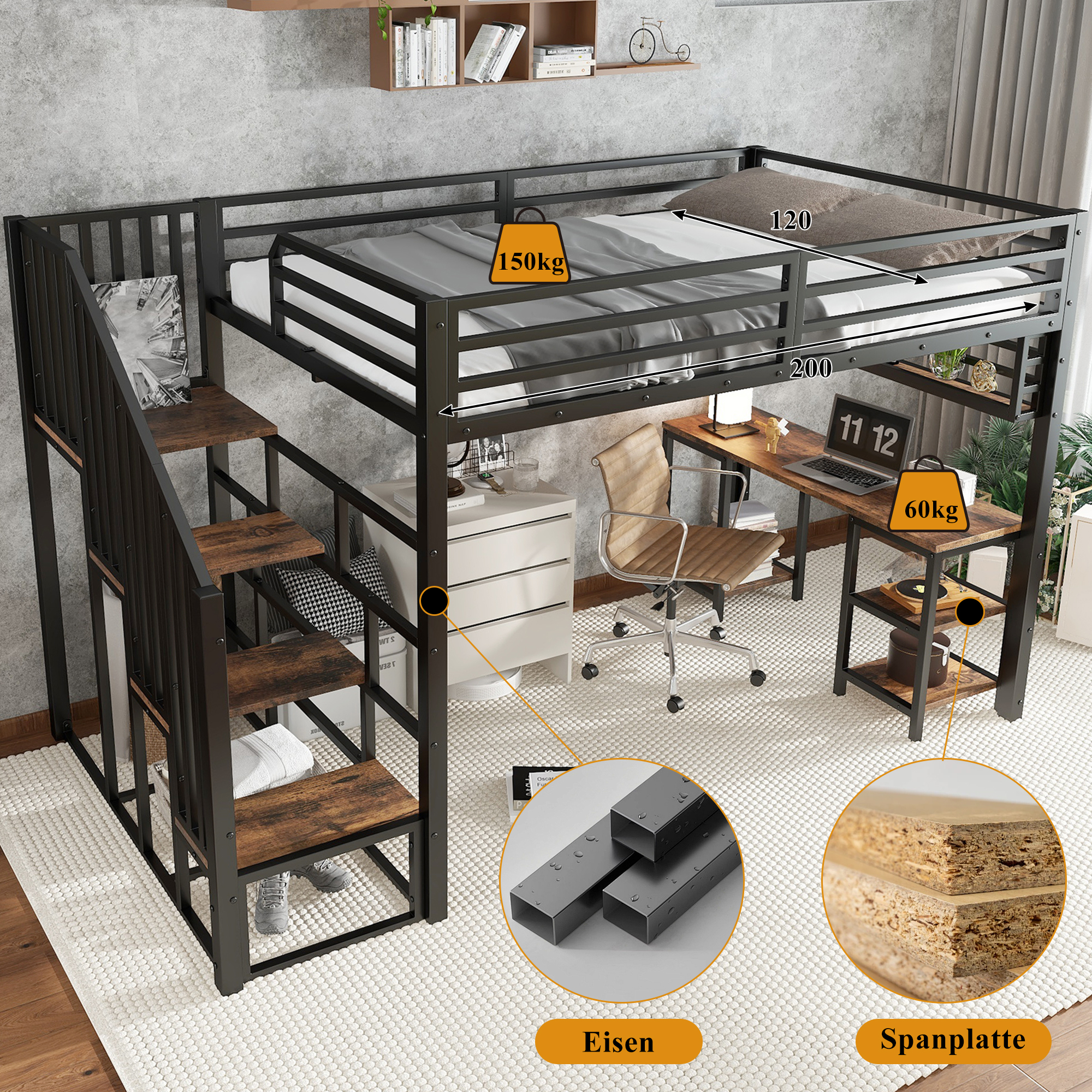 Présentation du lit mezzanine