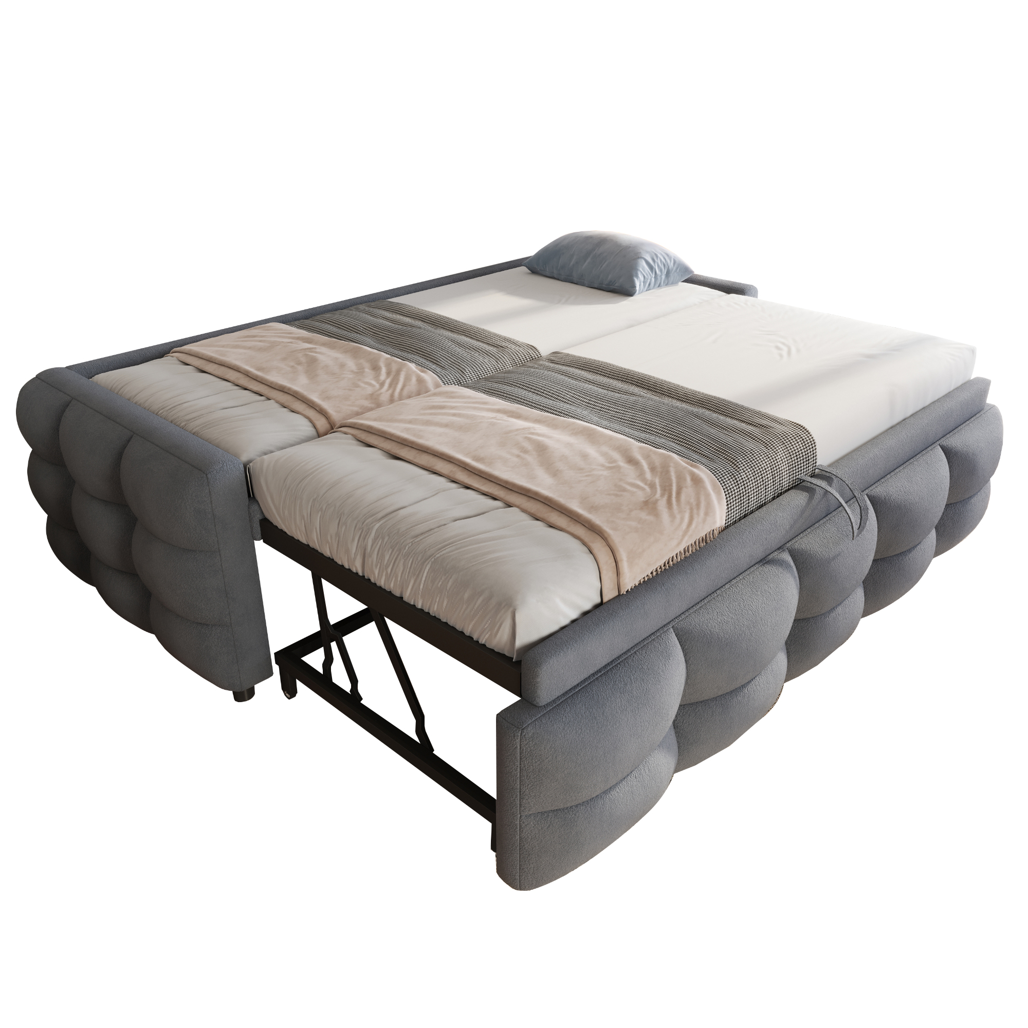 Canapé-lit convertible escamotable 90/180 x 190 cm - image 8