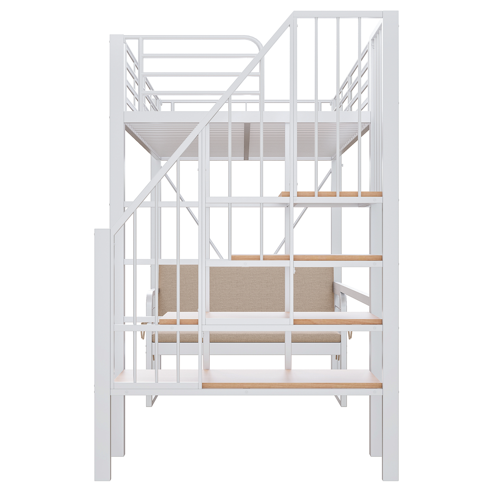 Image 12 – Lit superposé blanc – 251,5 x 95 x 170 cm