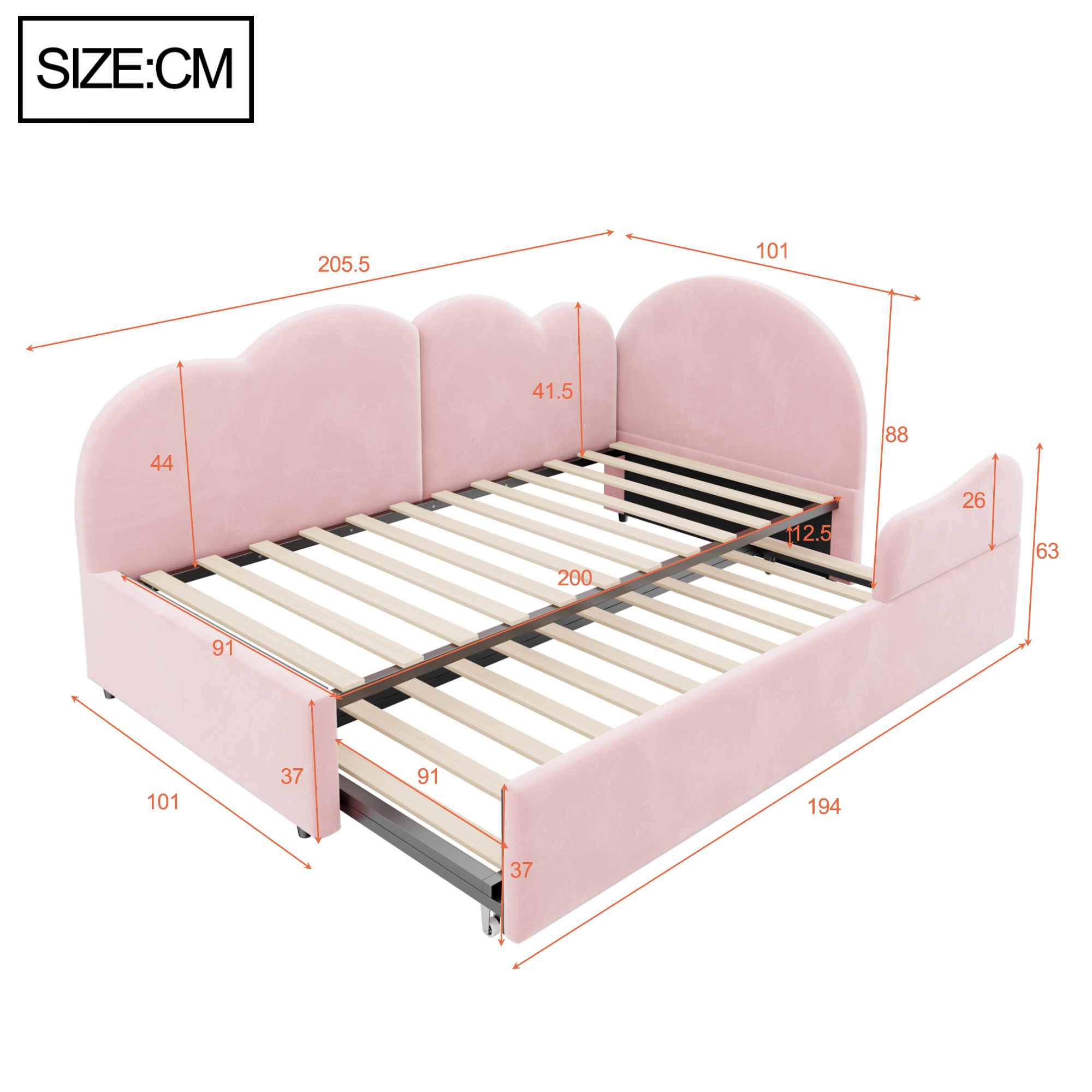 Dimensions du canapé convertible
