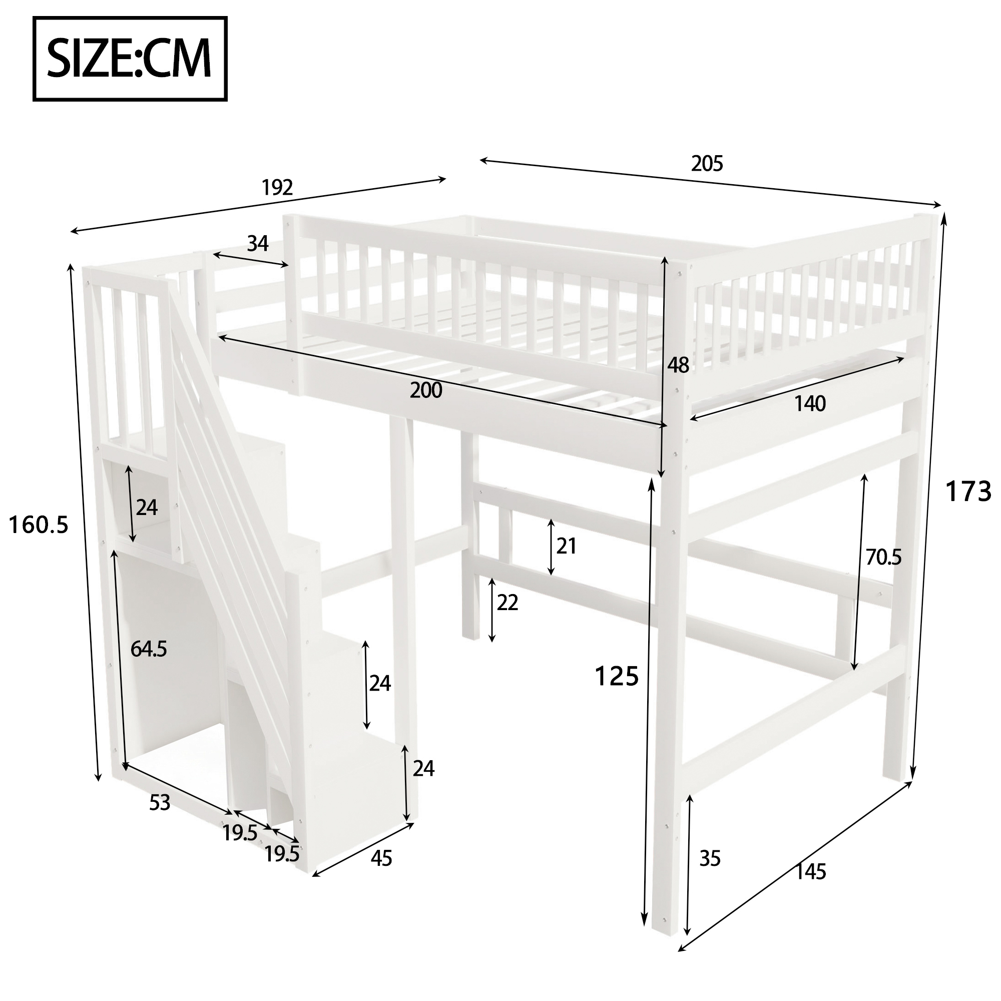 Dimensions du lit simple