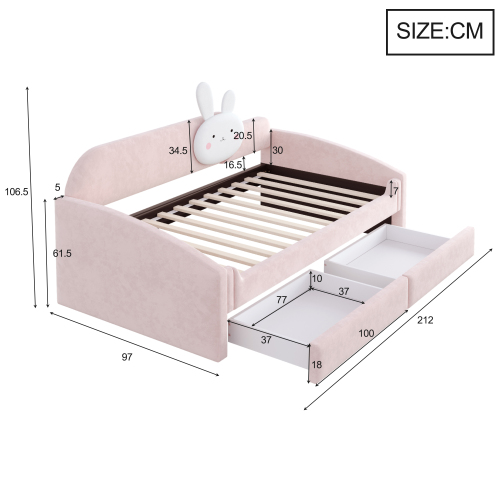 Velours doux beige et rose
