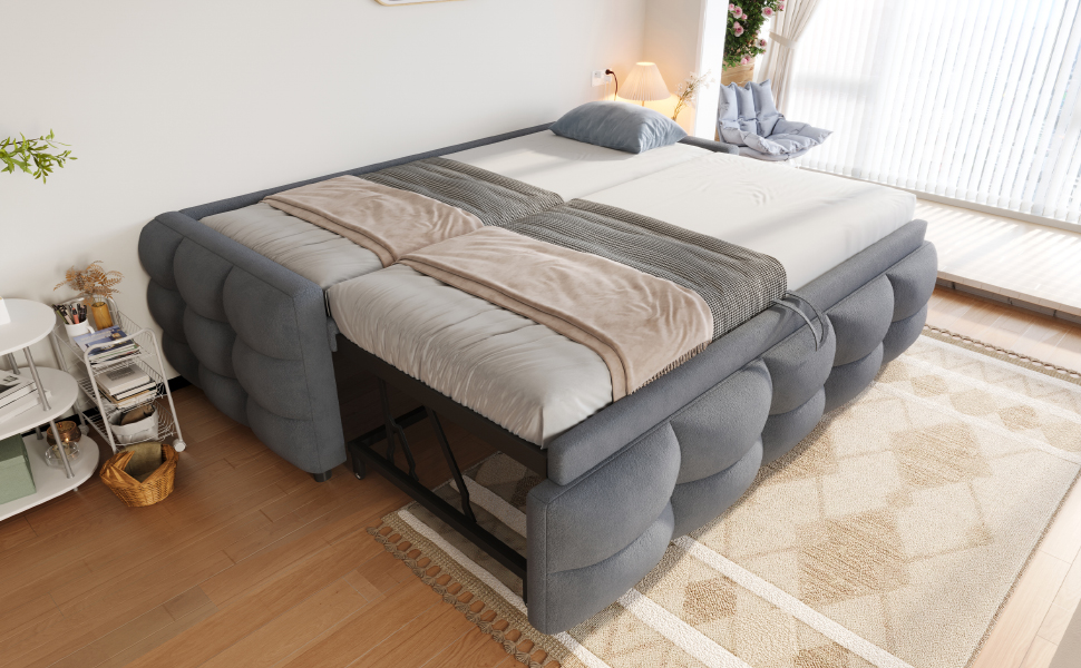 Canapé-lit convertible escamotable 90/180 x 190 cm - image 19