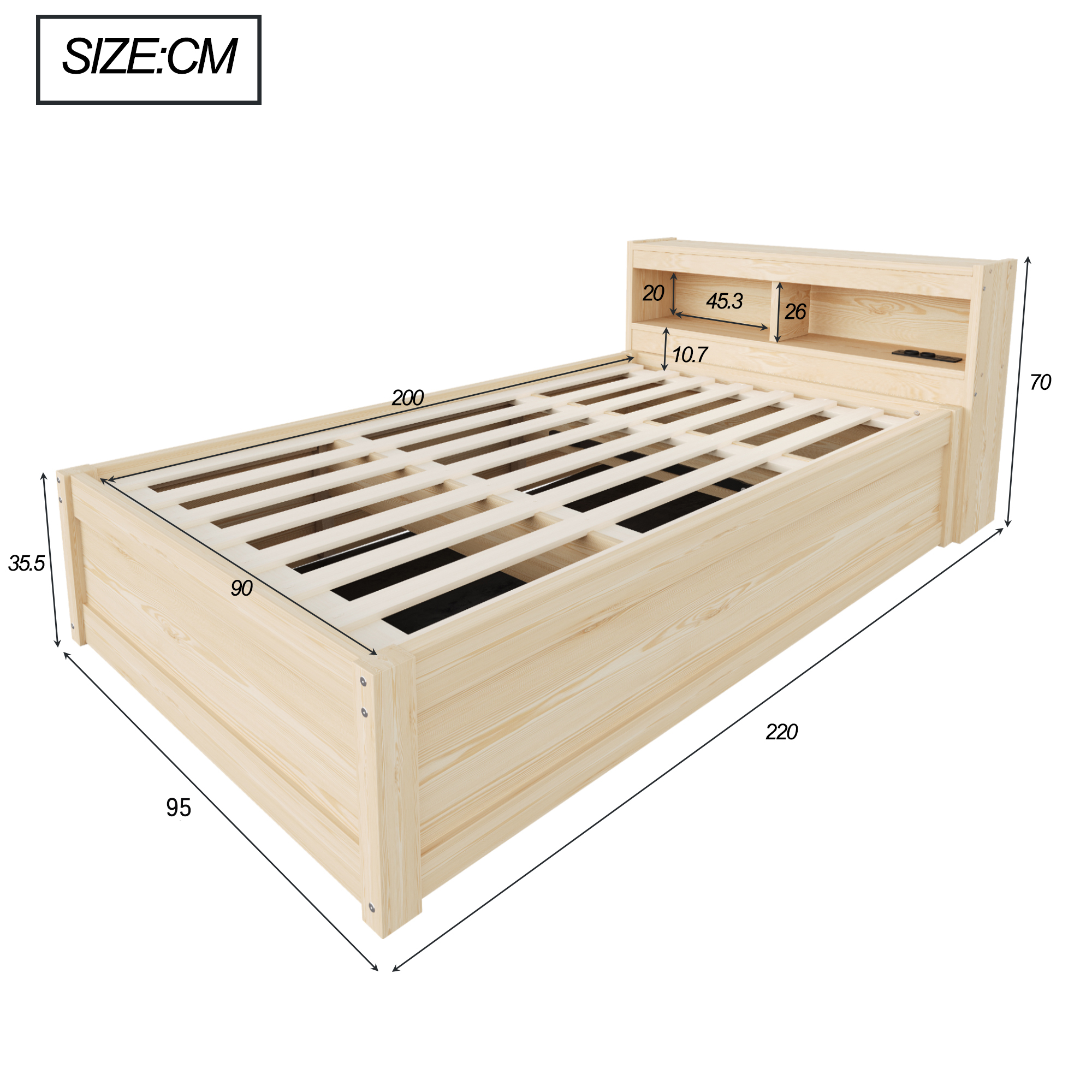 Dimensions du canapé convertible