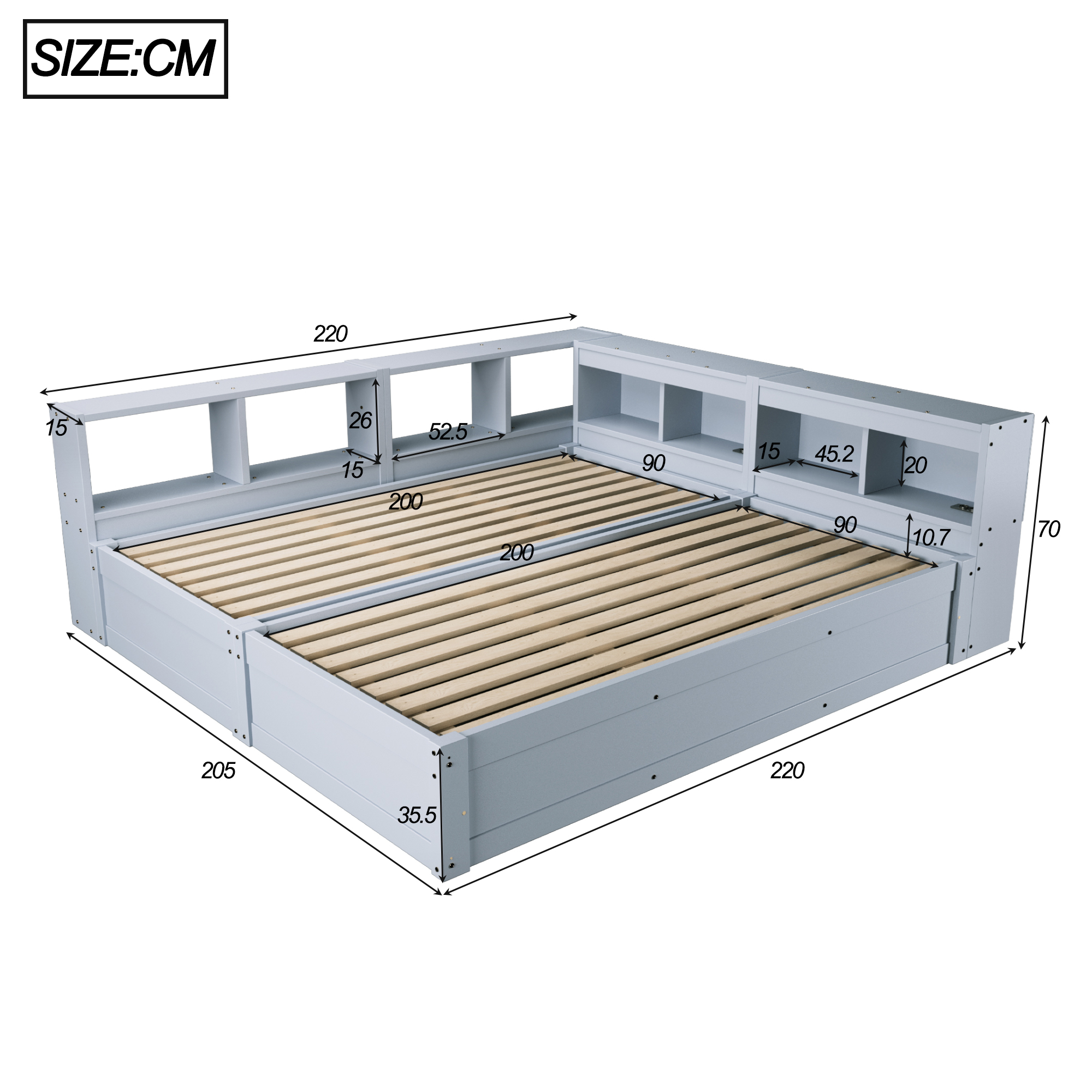 Dimensions du canapé convertible