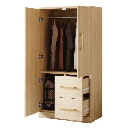 Détails de rangement de l'armoire