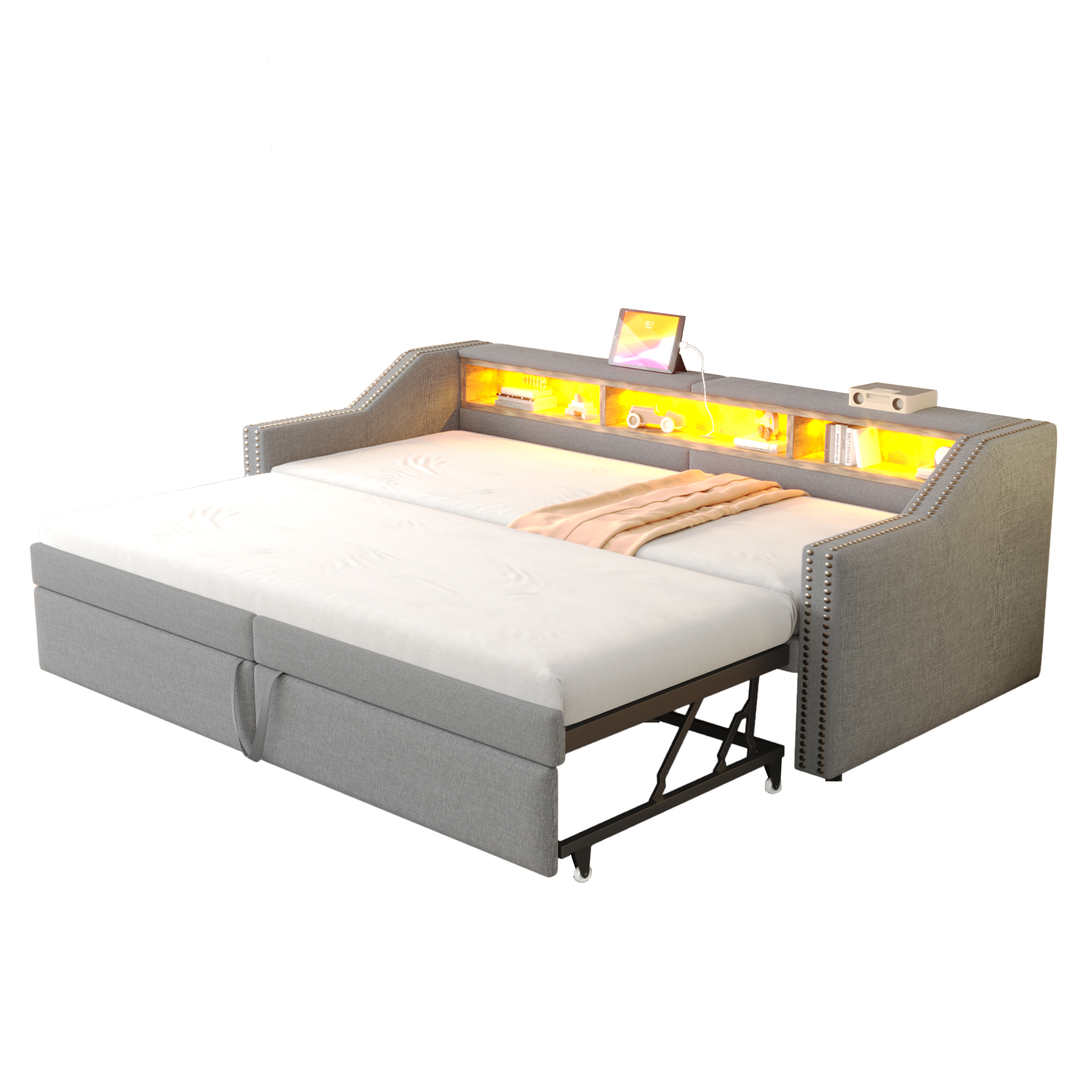 Détail du canapé convertible