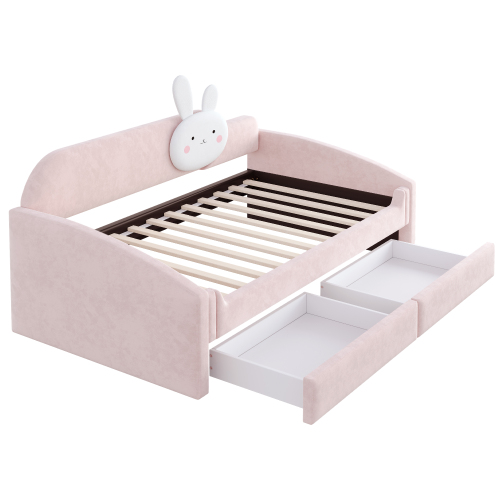 Tiroirs de rangement sous le lit