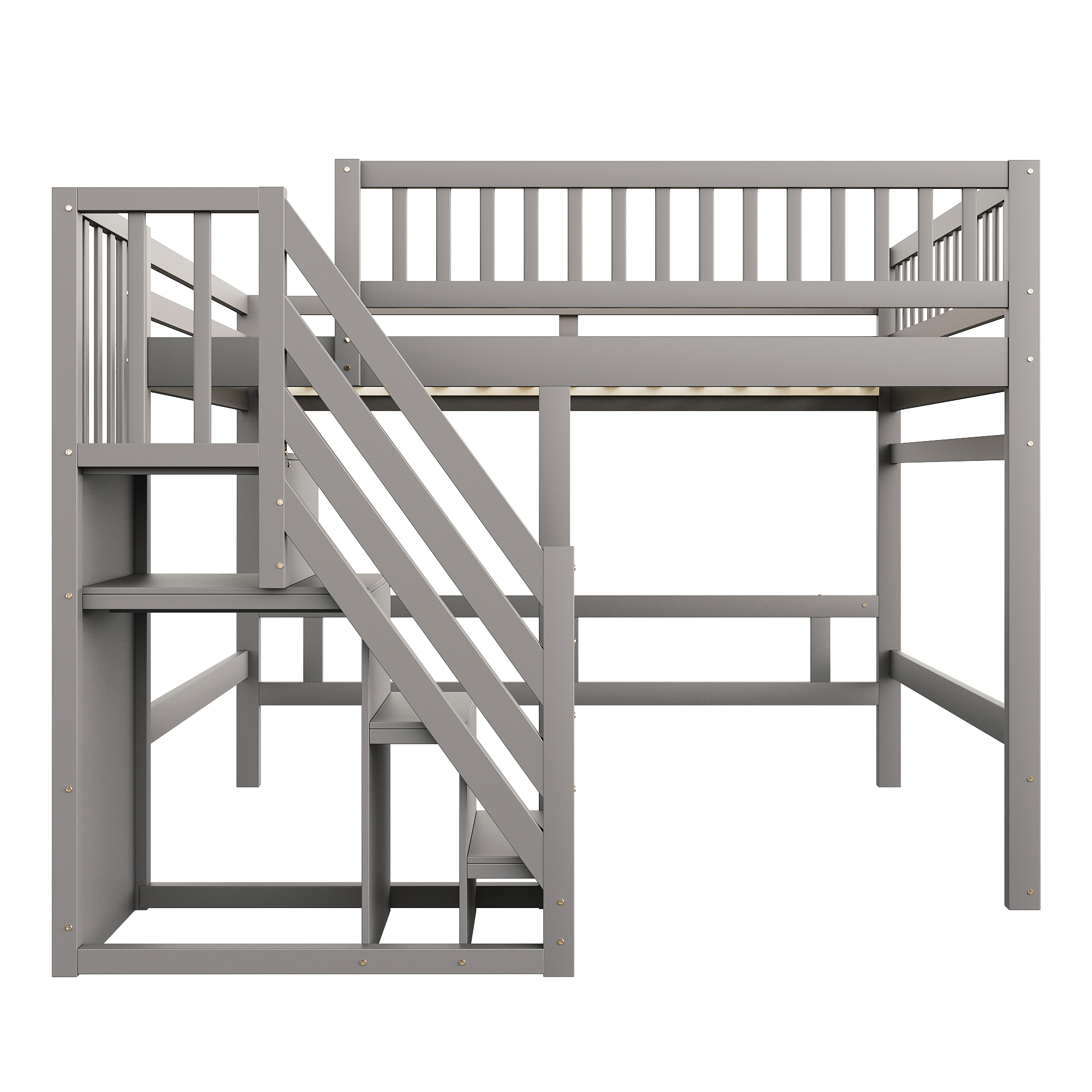 design gain‑place : espace de rangement intégré, parfait pour petite chambre ou chambre partagée