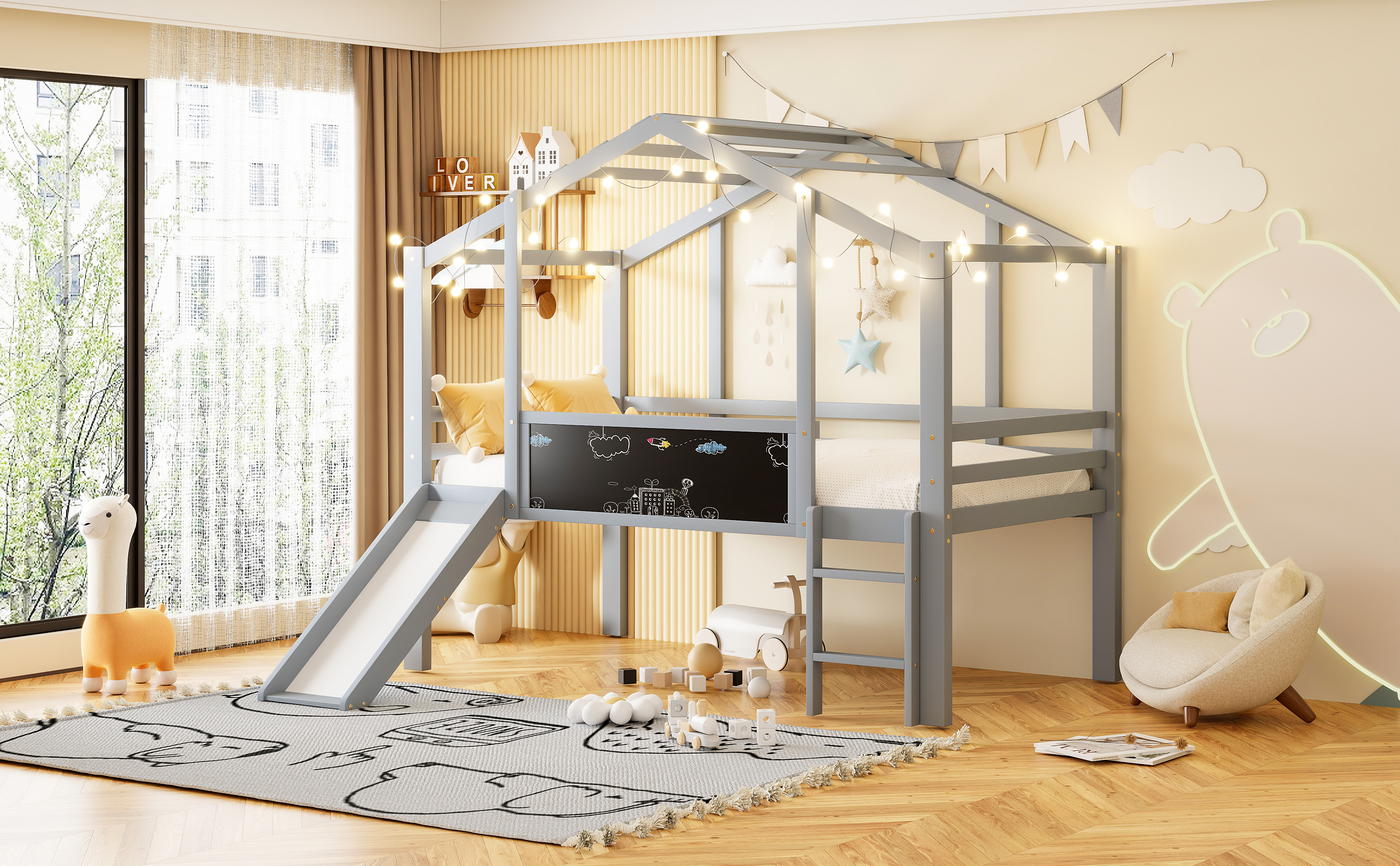 garantit un sommeil sécurisé aux enfants, structure durable et fiable