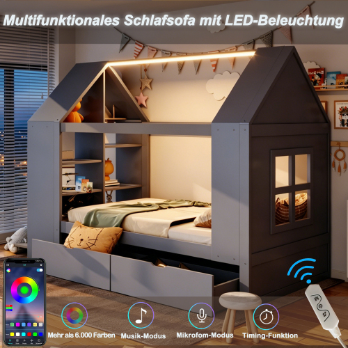 Éclairage LED avec application