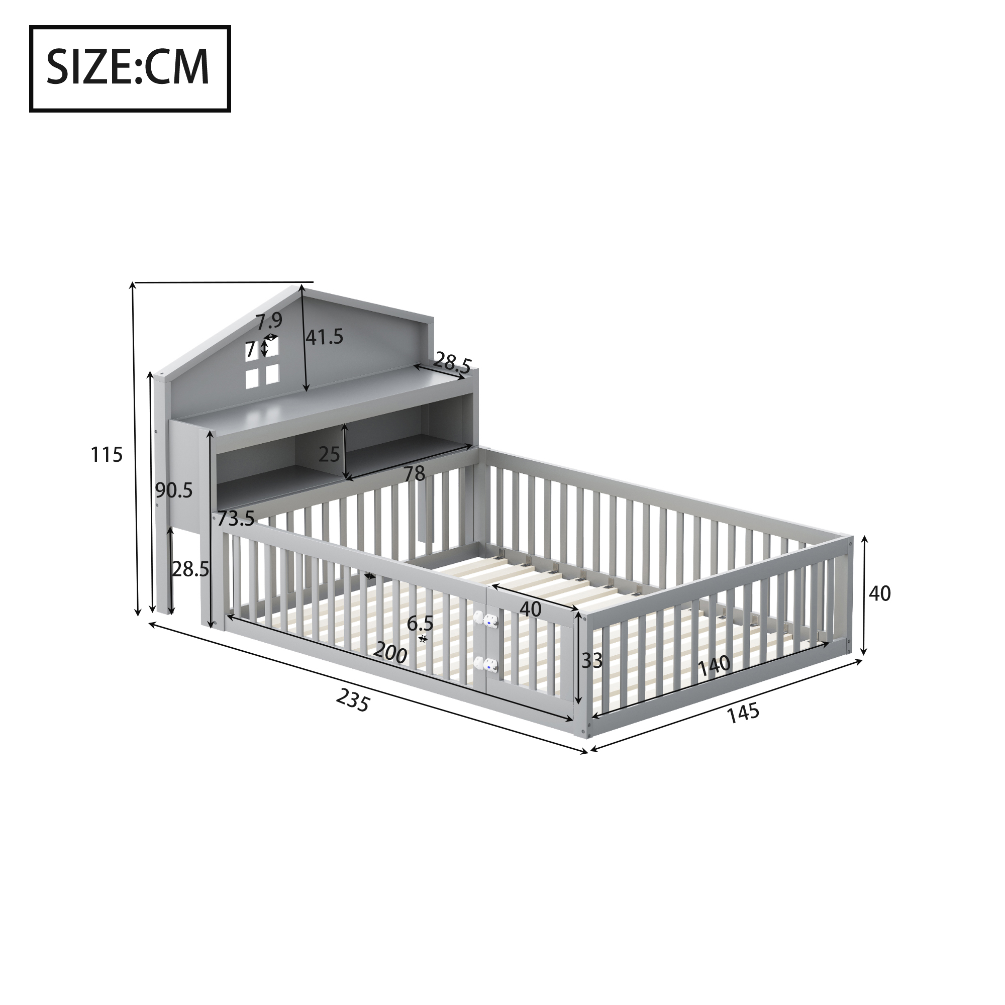 Dimensions du lit simple
