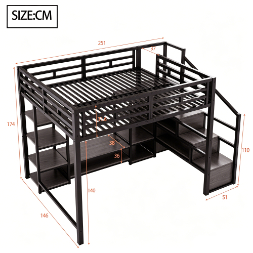 Spécifications lit mezzanine
