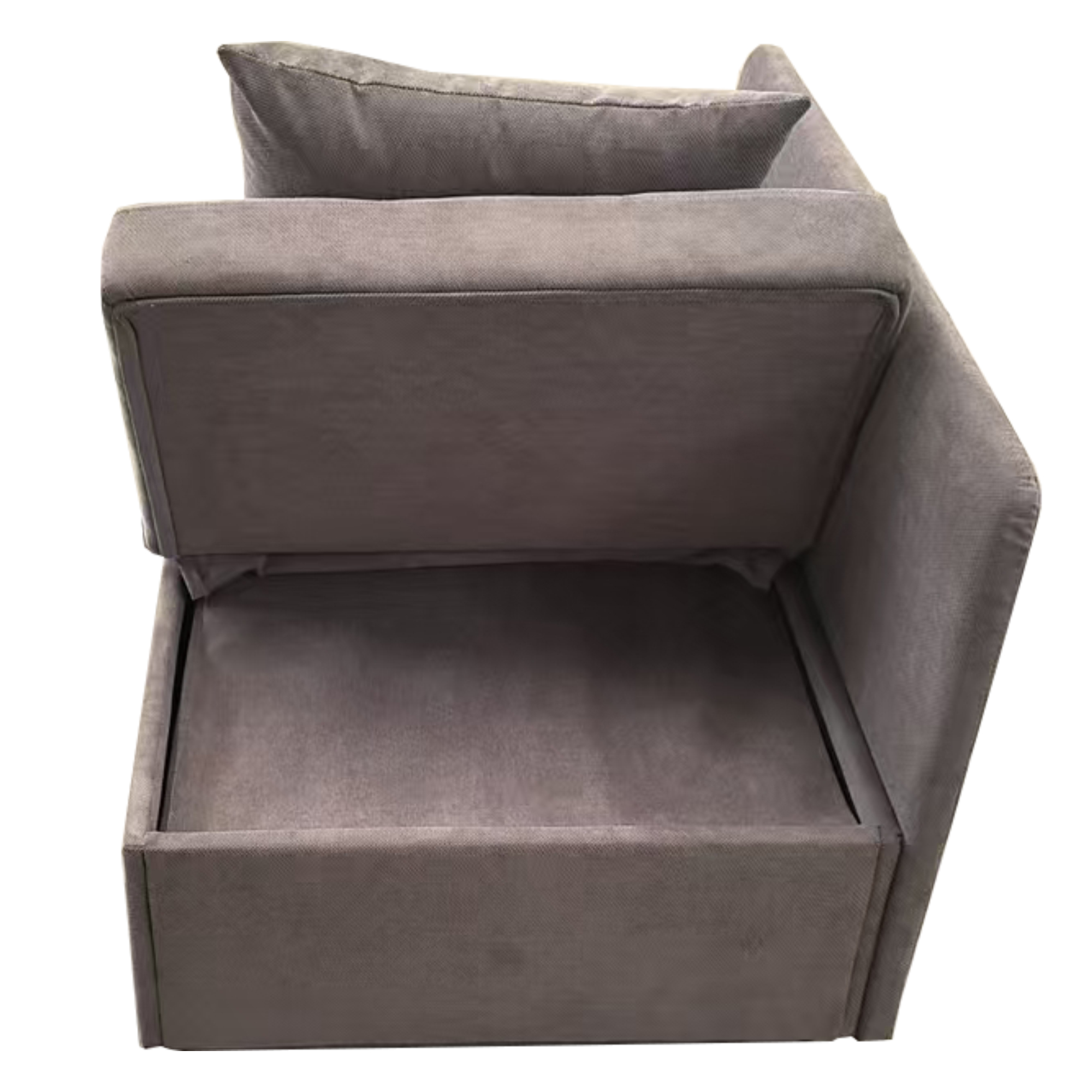Canapé-lit convertible 3-en-1 (sofa, fauteuil lounge, lit simple), en lin, pour petits espaces, chambres d'amis et bureau, design polyvalent, confort maximal, matériau respirant, style moderne fonctionnel - image 8