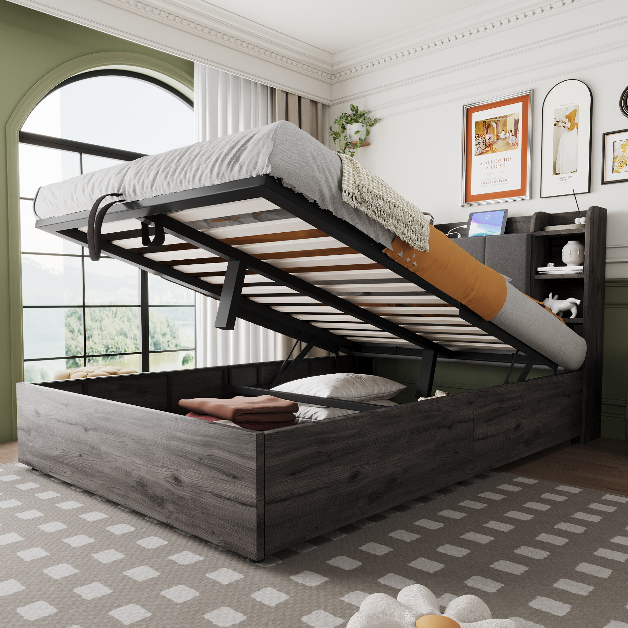 Vue principale du lit double