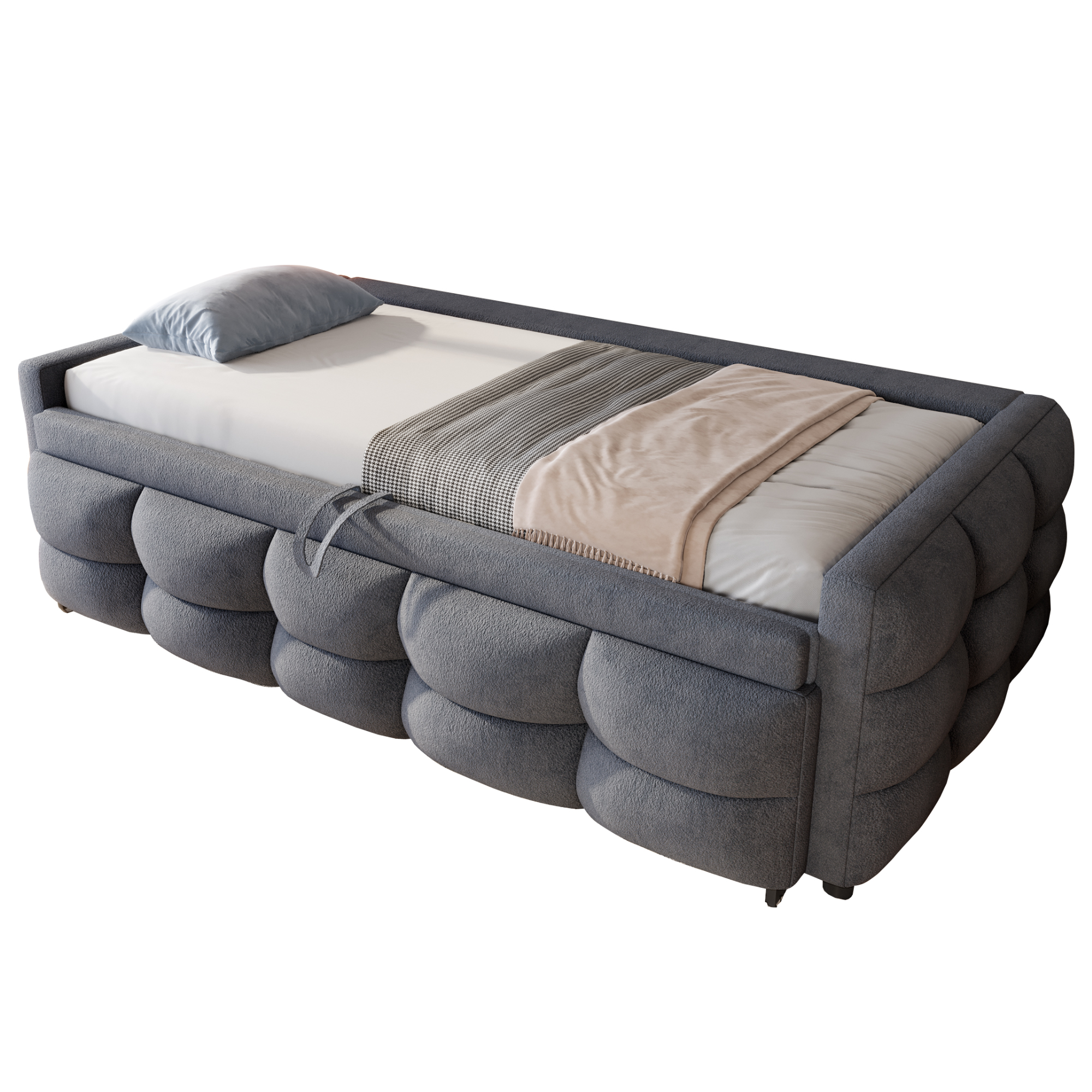 Canapé-lit convertible escamotable 90/180 x 190 cm - image 7