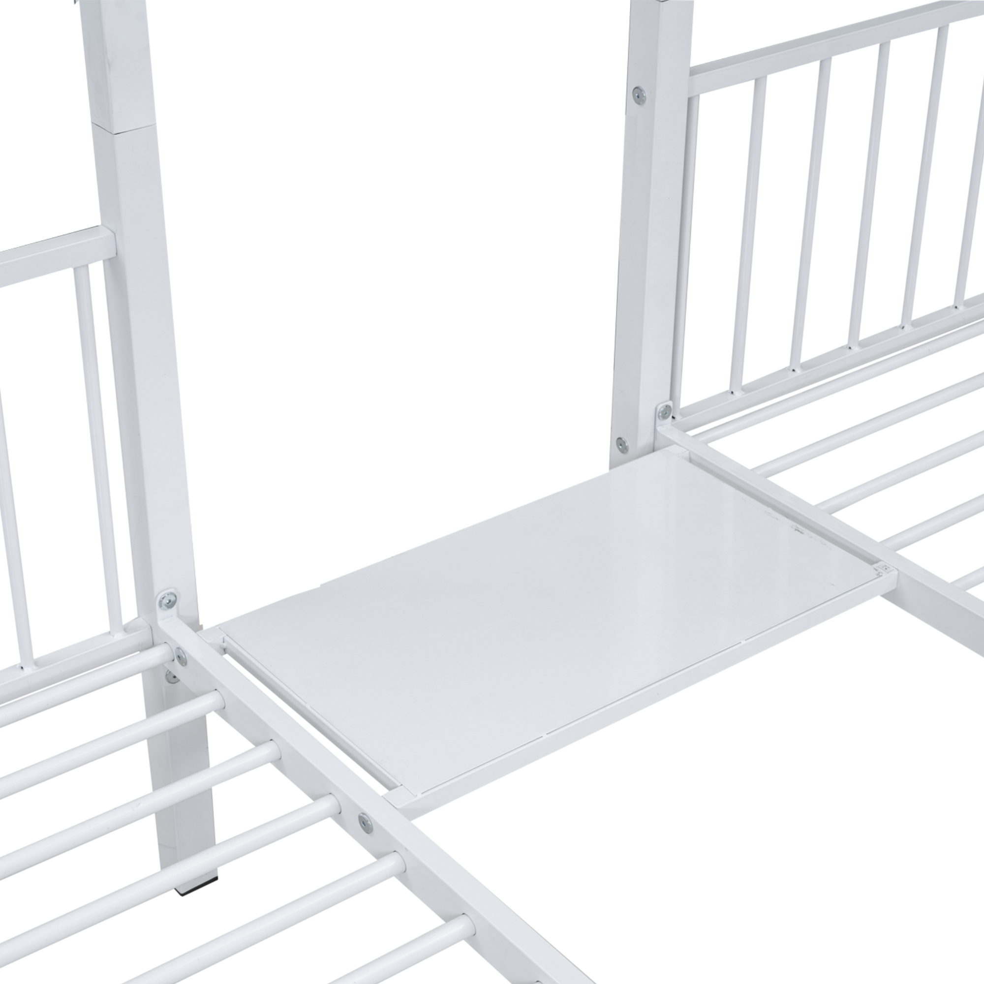 Lit triple 140×200 + 2×90×200 cm avec 2 tiroirs escamotables, divisible en 3 lits séparés, pour famille et invités, gain de place vertical, beaucoup de couchages, design polyvalent, stabilité, fonctionnalité - image 13