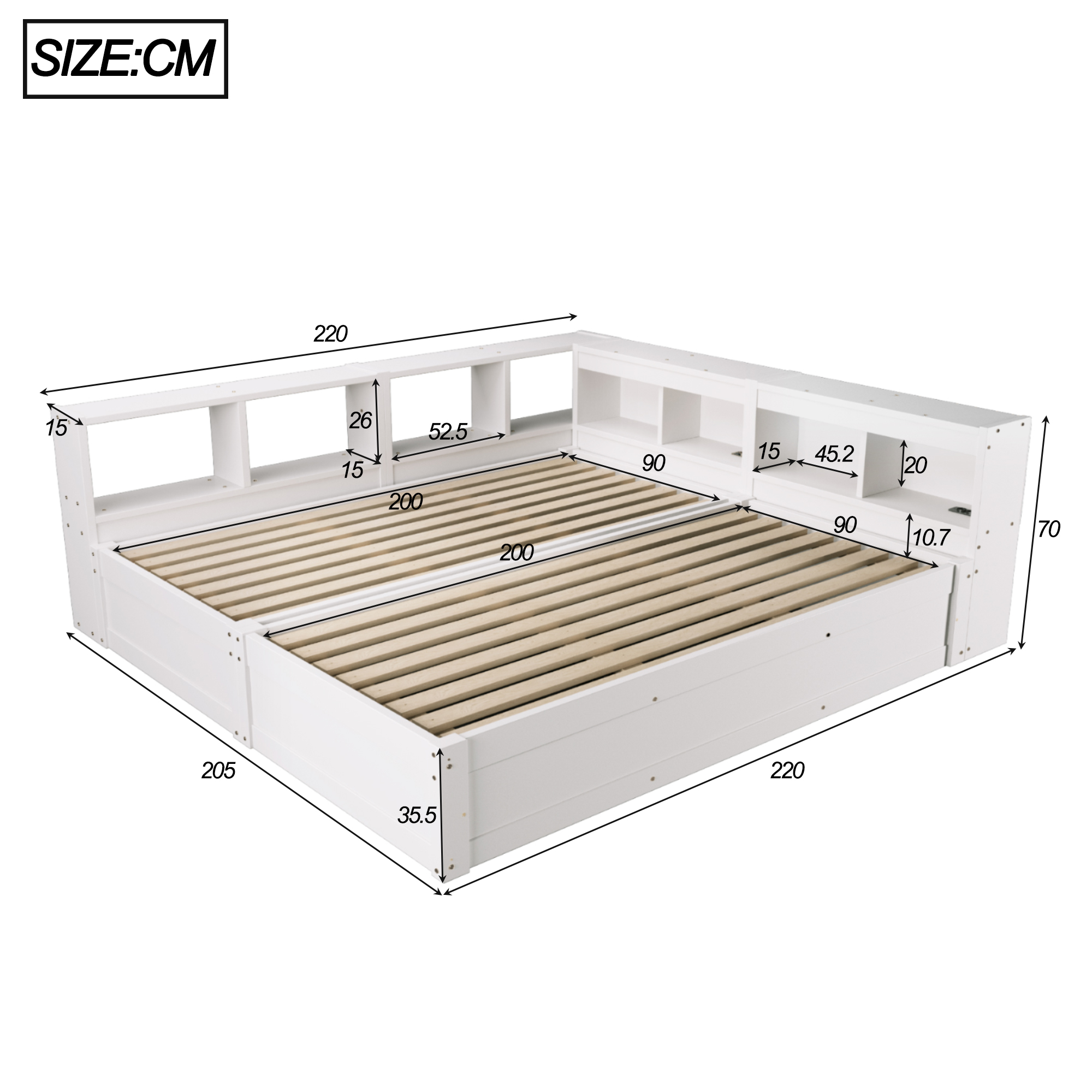 Dimensions du canapé convertible