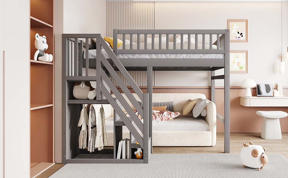 finition élégante : surface grise impeccable, s’accorde avec tous les décors de chambre