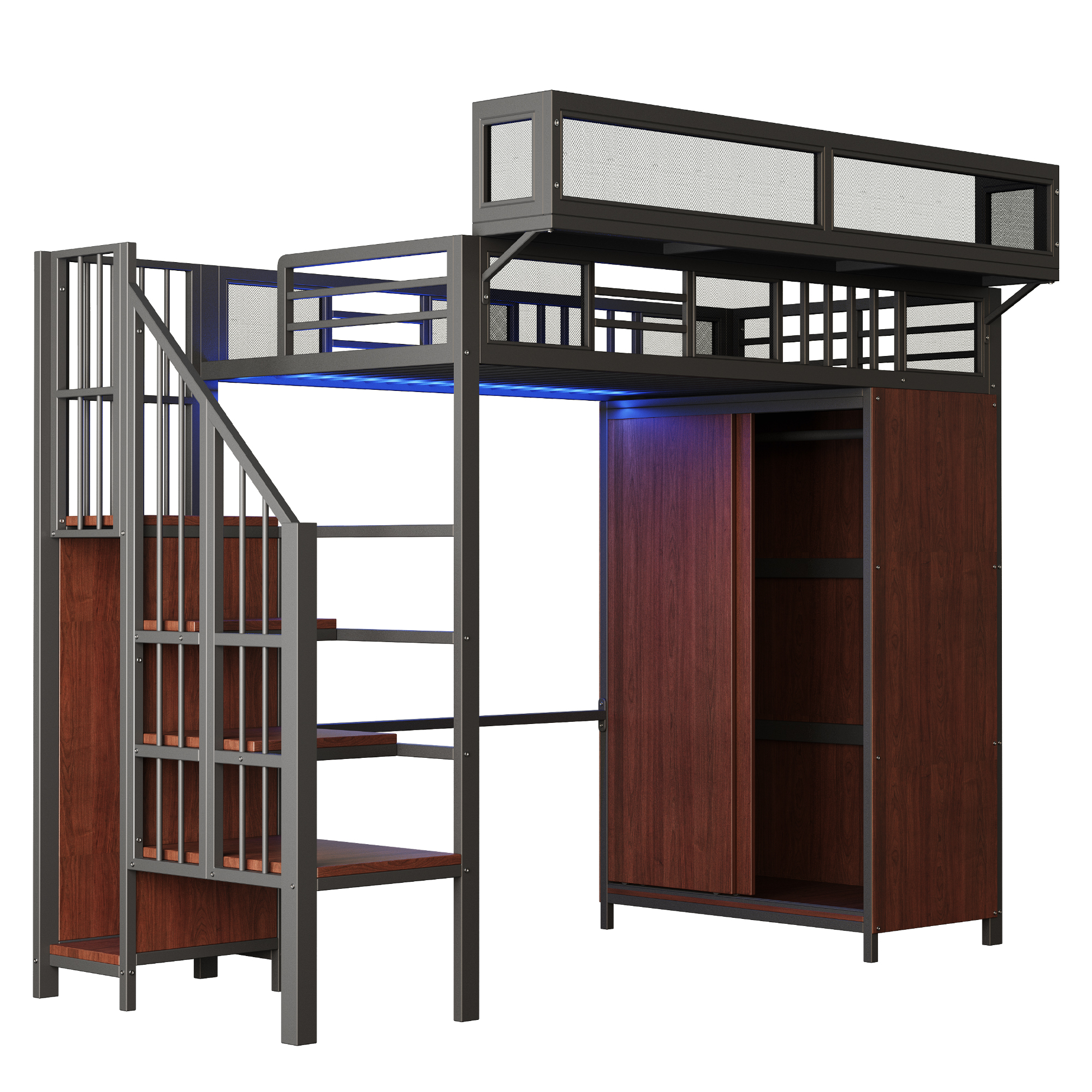 Double dressing intégré lit mezzanine
