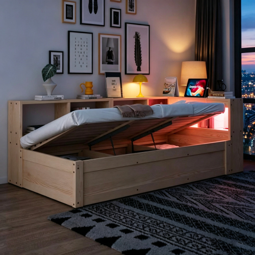 Lit banquette multifonctionnel gain de place