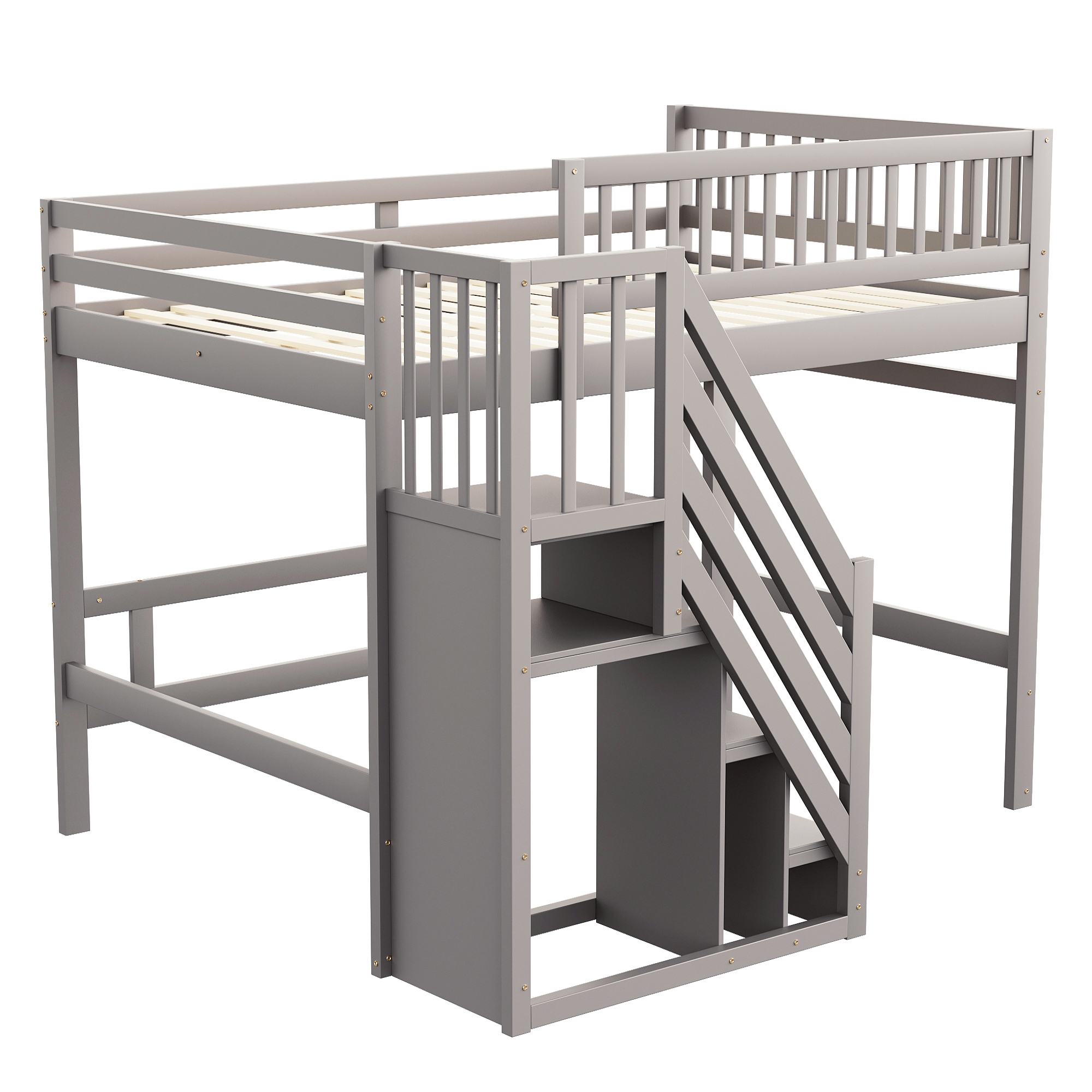 escalier‑rangement innovant : chaque marche est un meuble de rangement