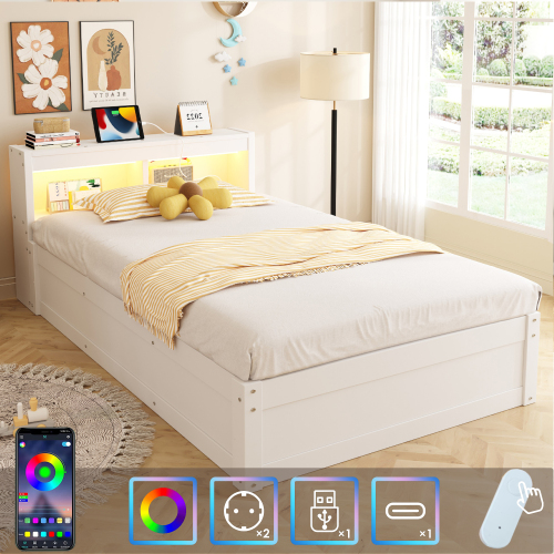 Tête de lit avec module de charge intégré