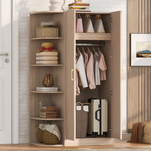 Détails du dressing avec rangements
