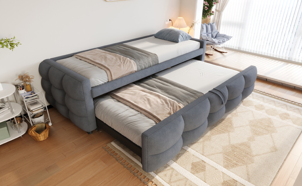 Canapé-lit convertible escamotable 90/180 x 190 cm - image 18