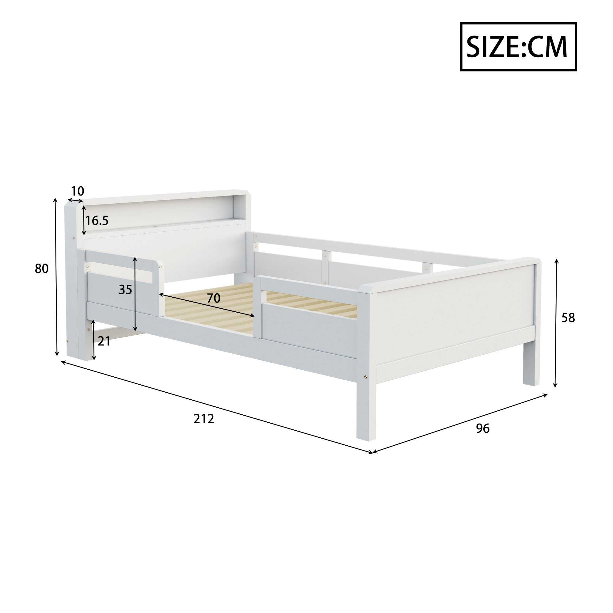 Dimensions du lit simple