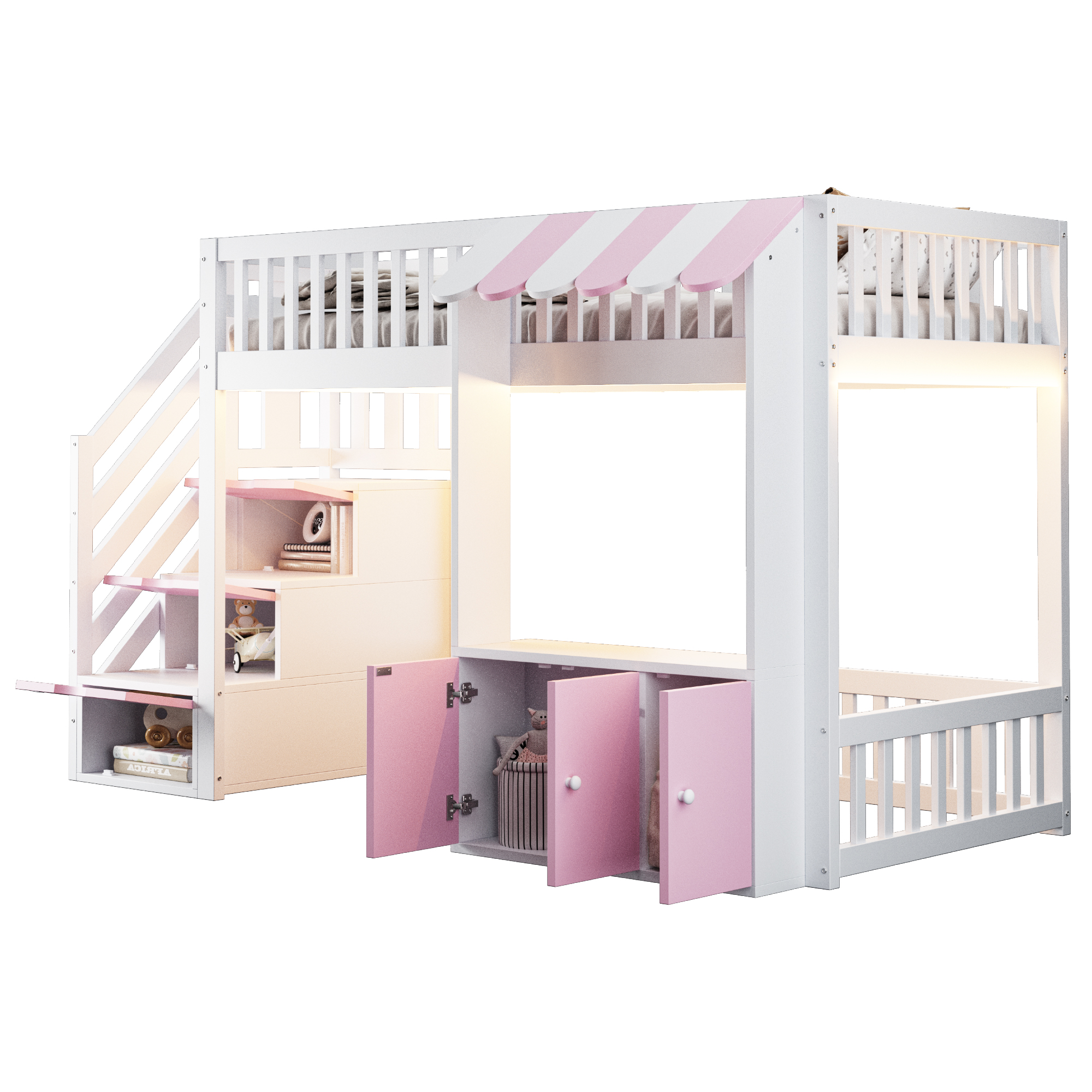 Détail du lit mezzanine
