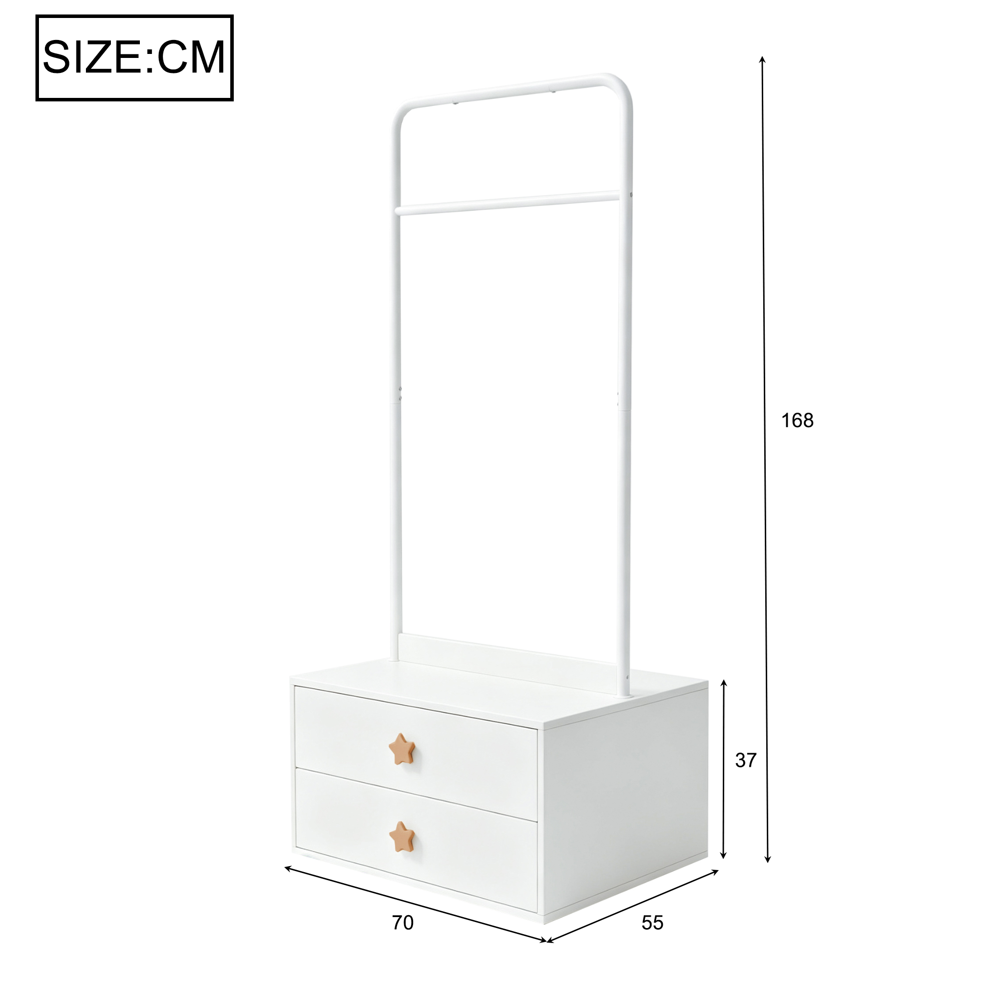 Dimensions du rangement de chambre